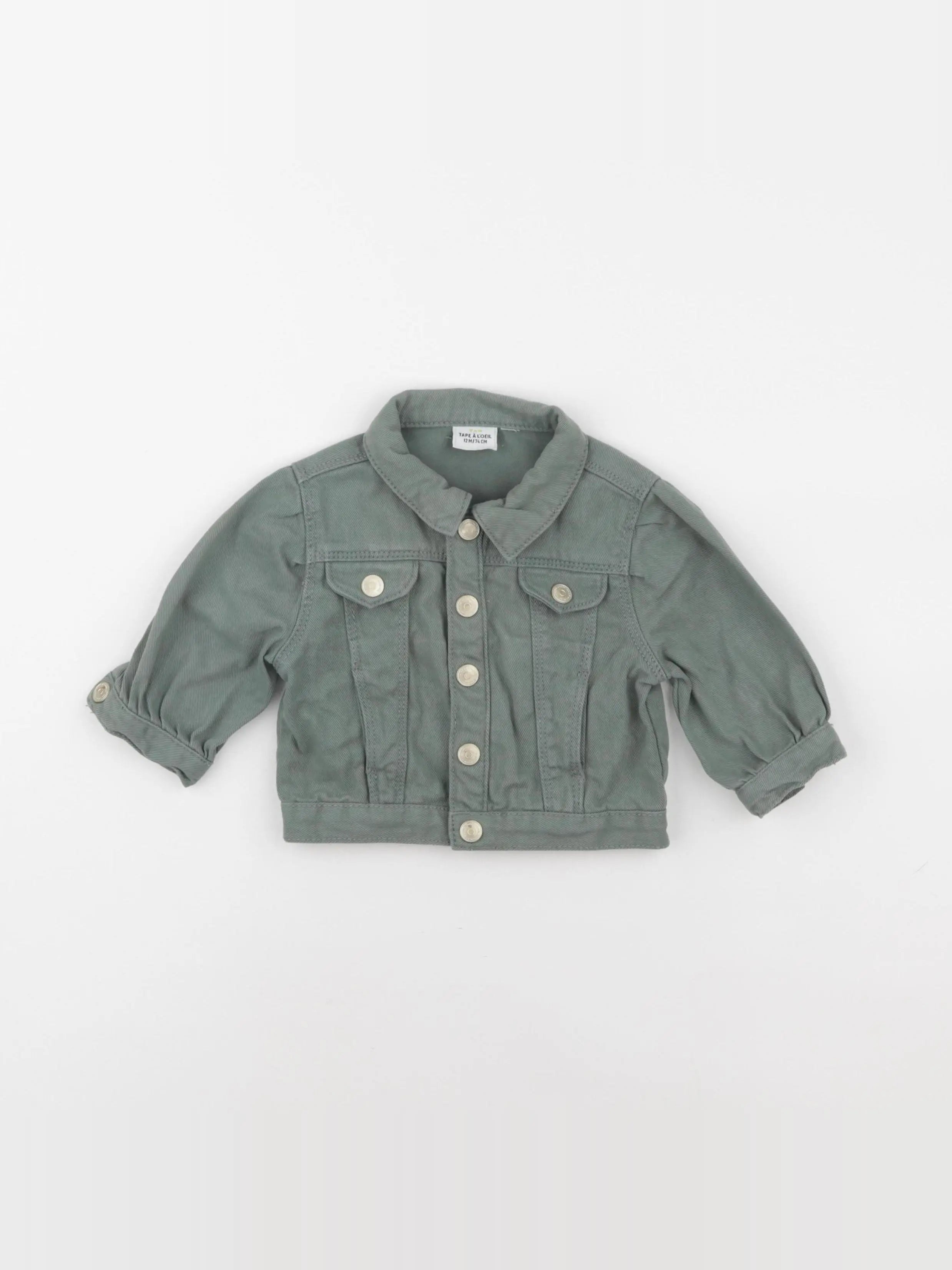 Tape à l'oeil - veste vert - 12 mois