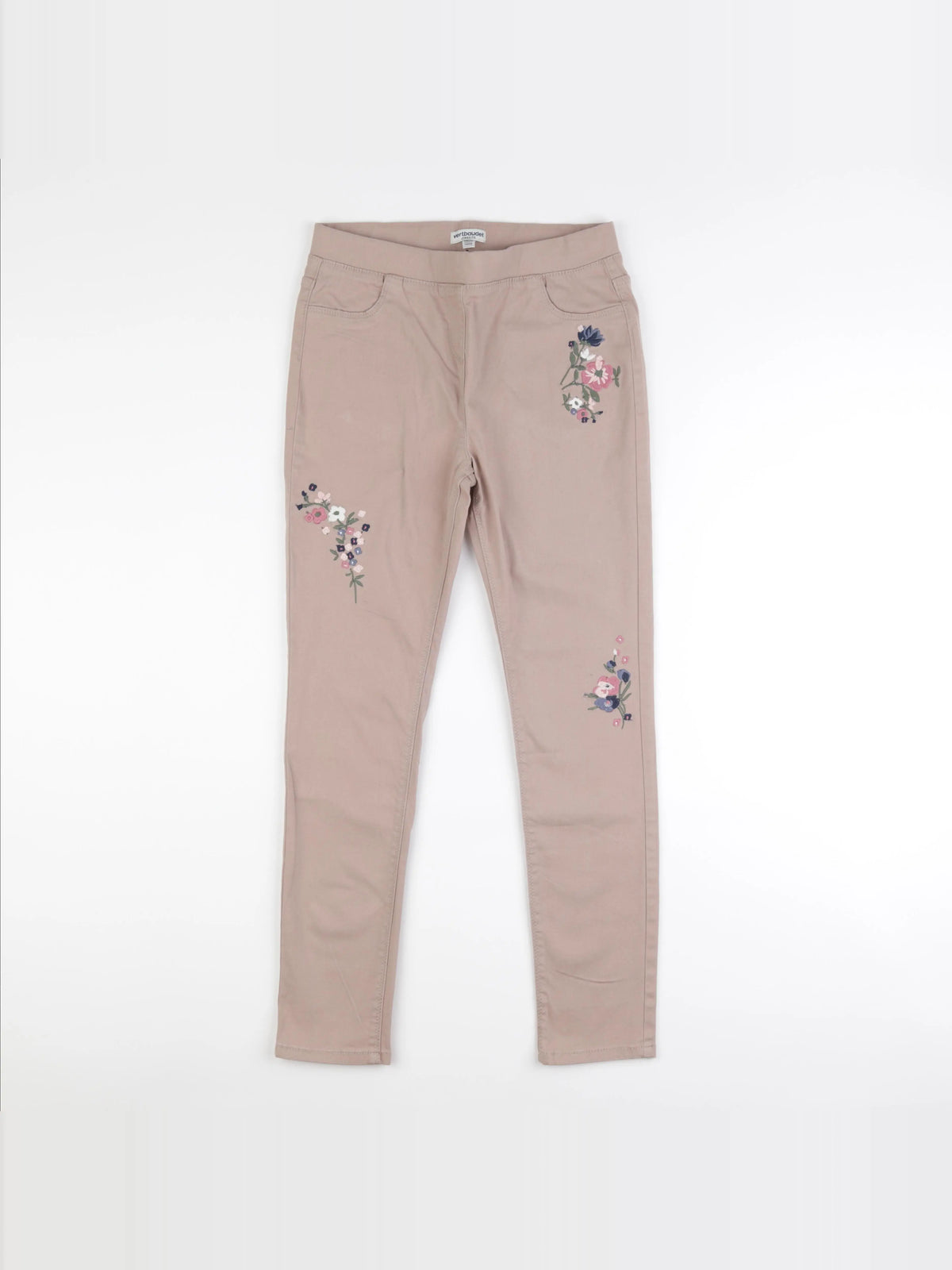Vertbaudet - jegging beige - 12 ans