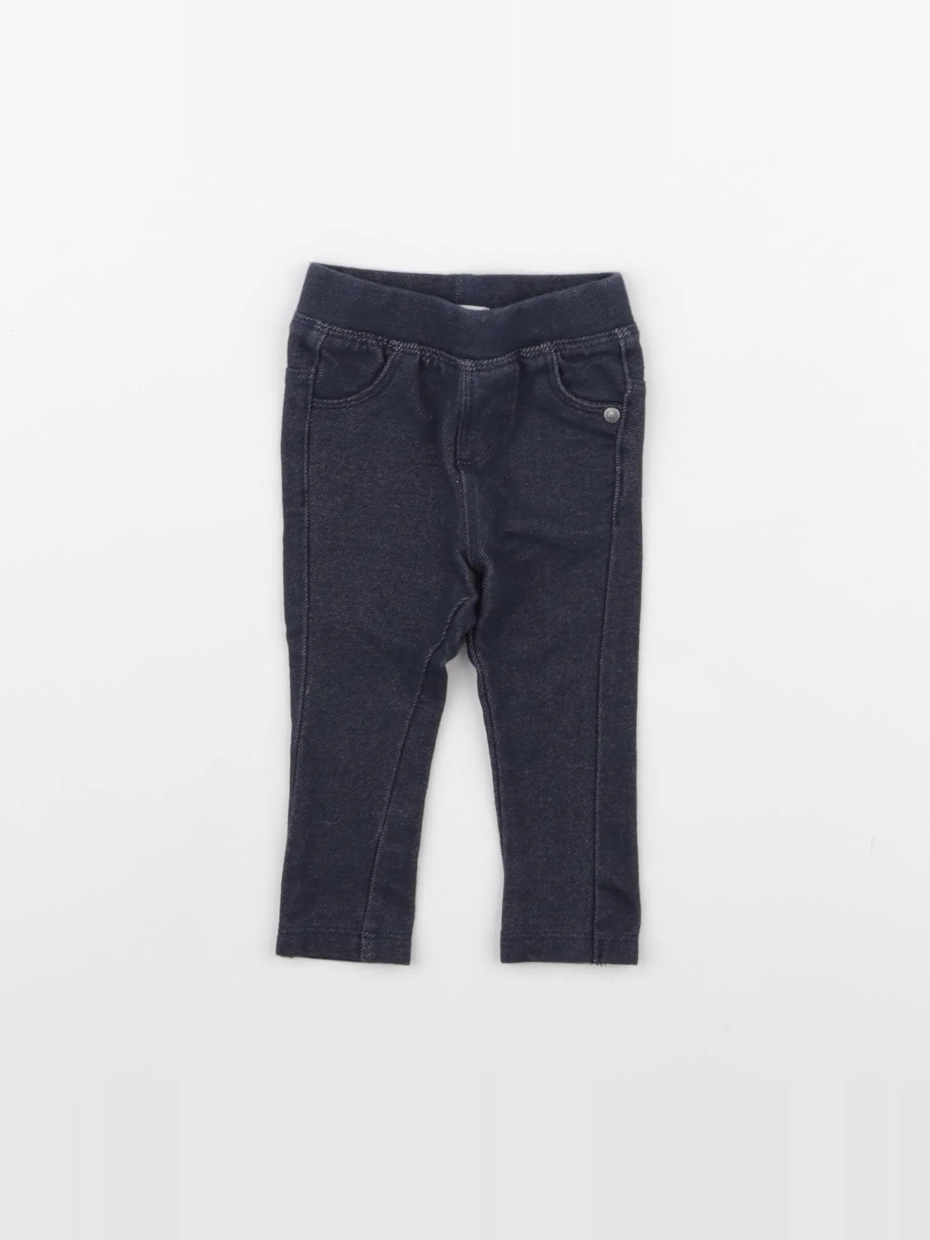 Vertbaudet - jegging bleu - 3 mois
