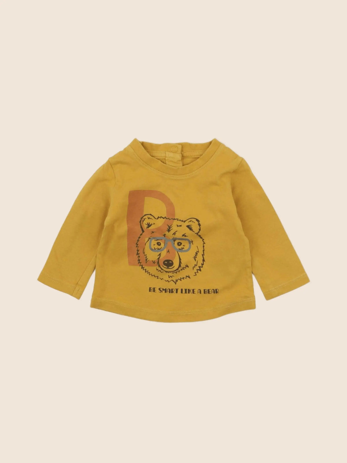 La Redoute - tee-shirt jaune - 3 mois