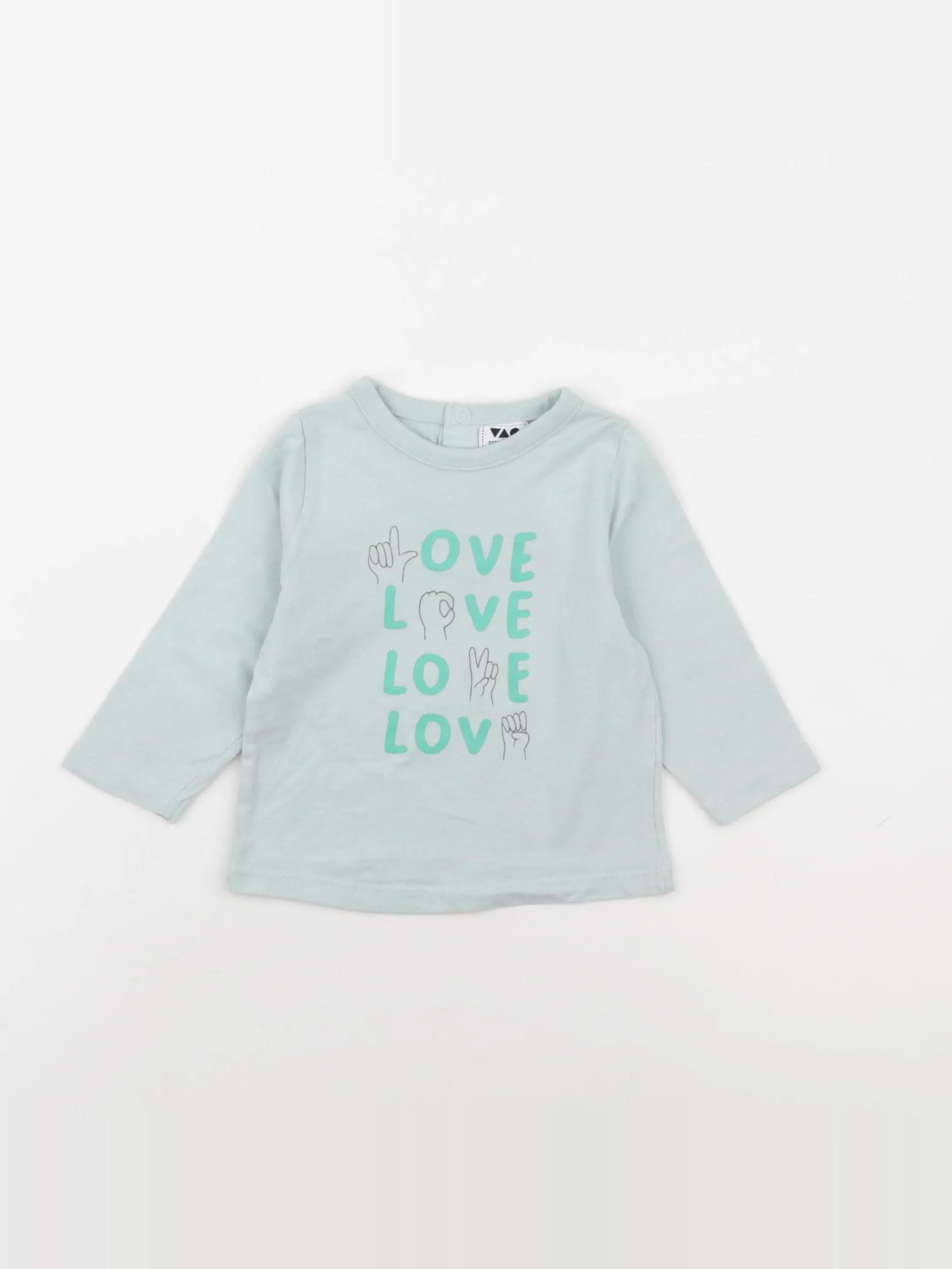 Tape à l'oeil - tee-shirt vert - 9 mois
