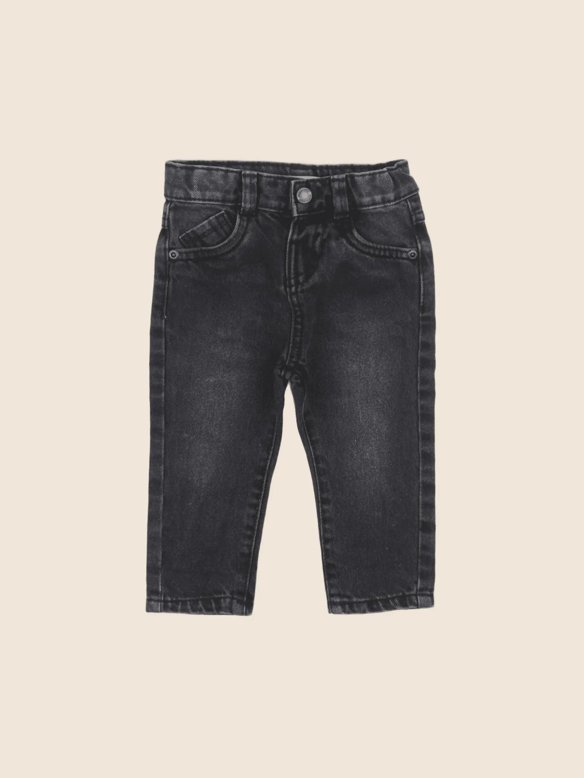 Vertbaudet - jean gris - 9 mois