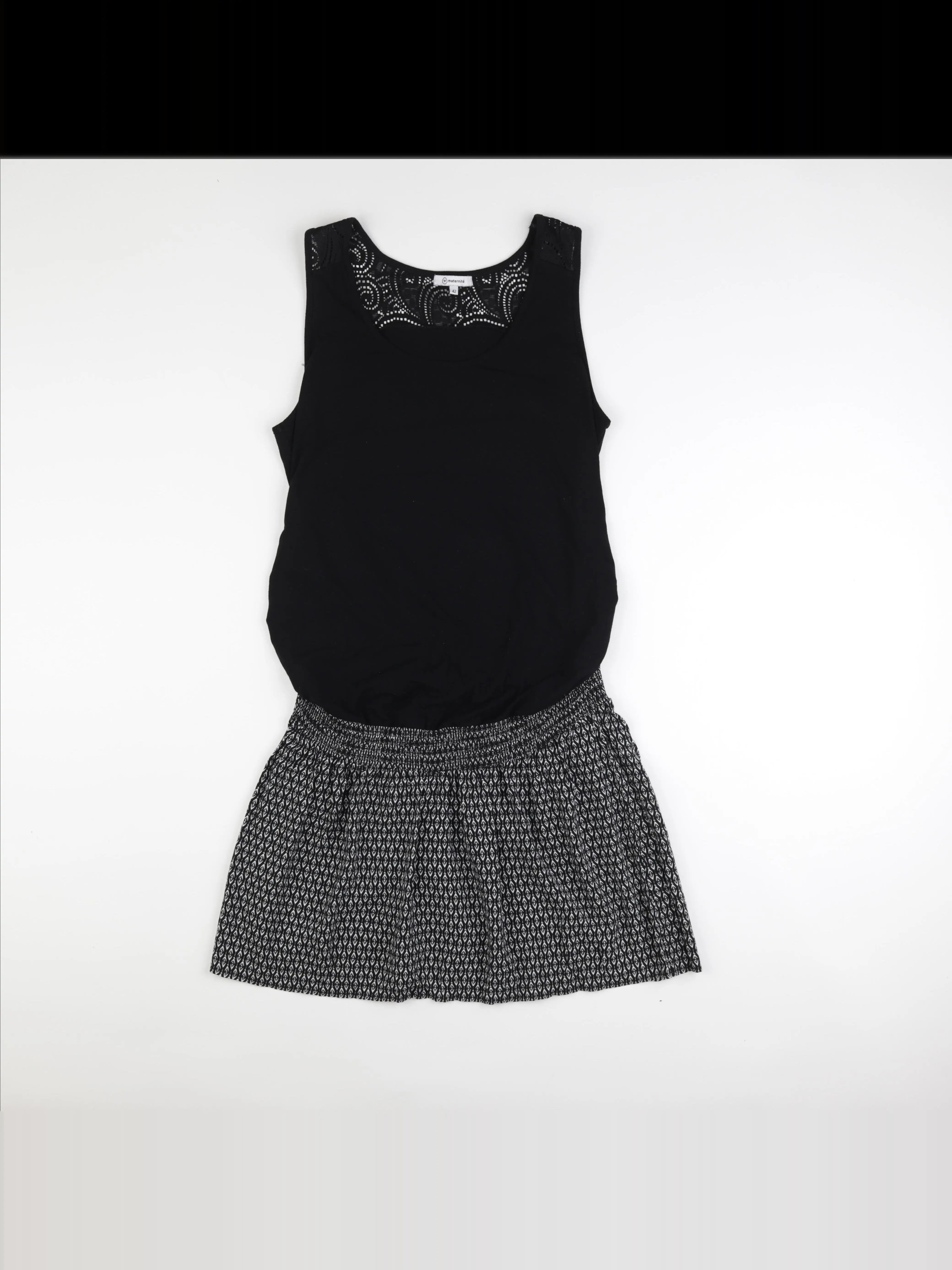 La Halle - robe grossesse noir - 42