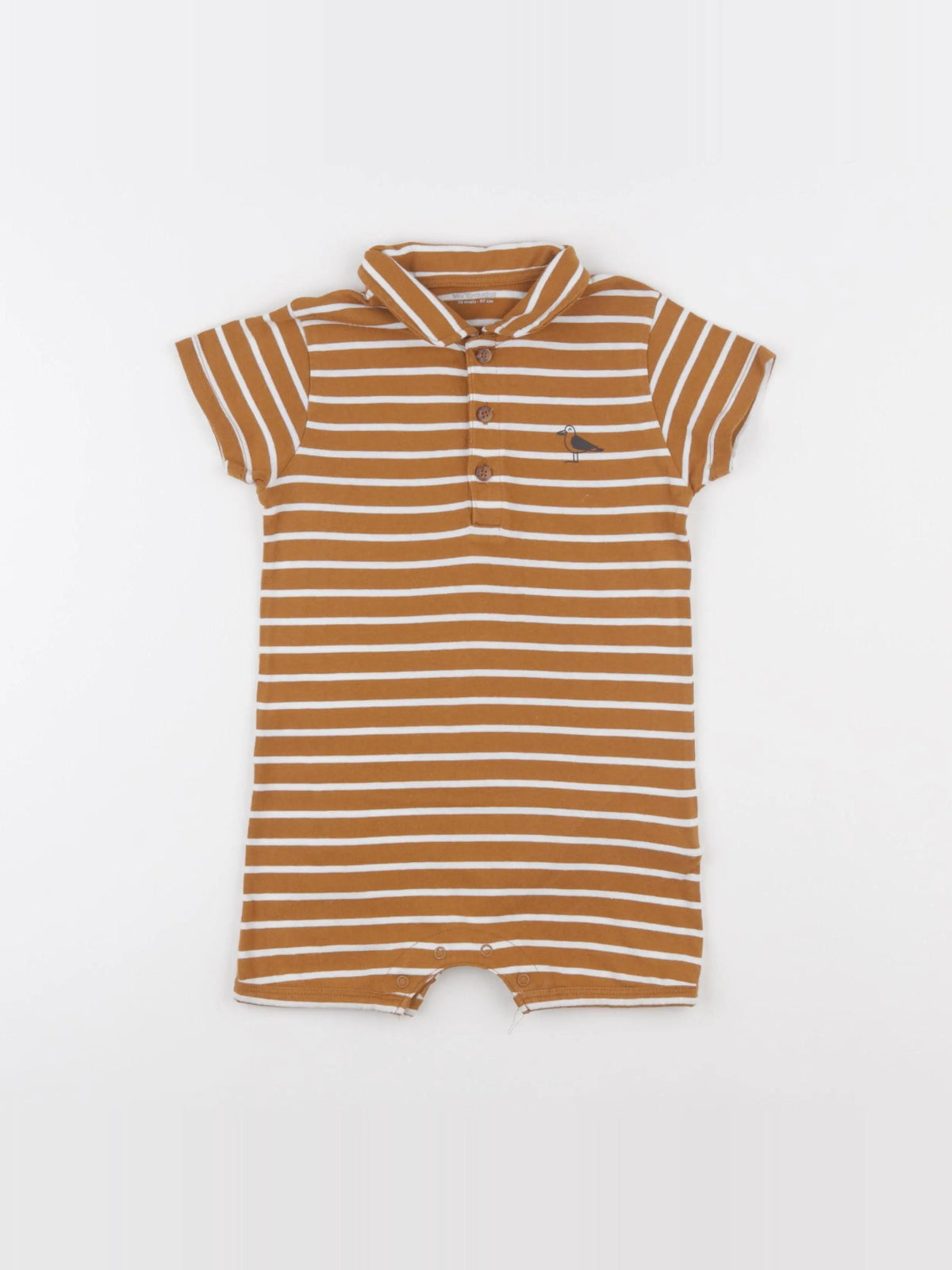 Vertbaudet - combinaison marron - 36 mois