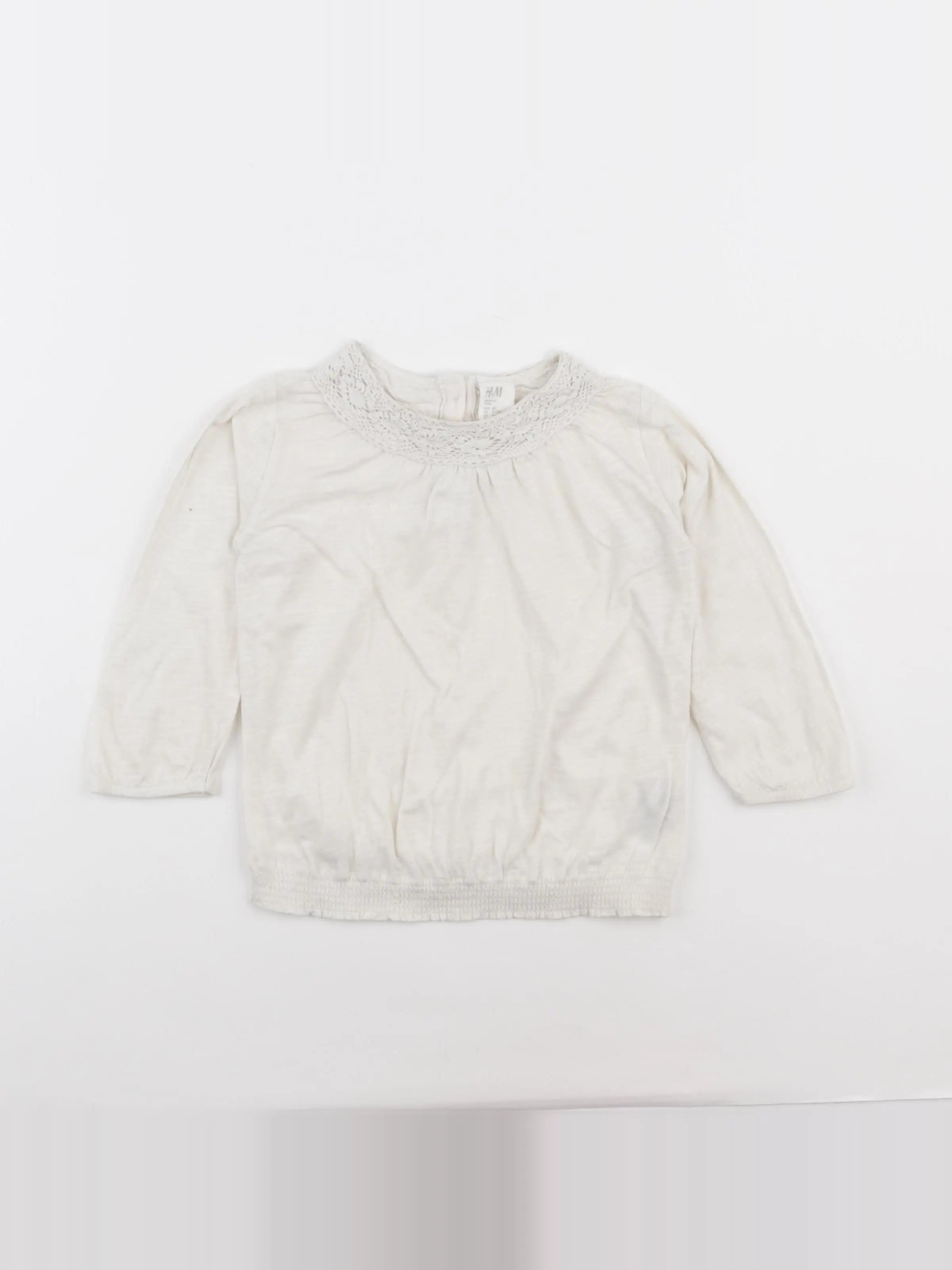 H&M - tee-shirt blanc - 9/12 mois