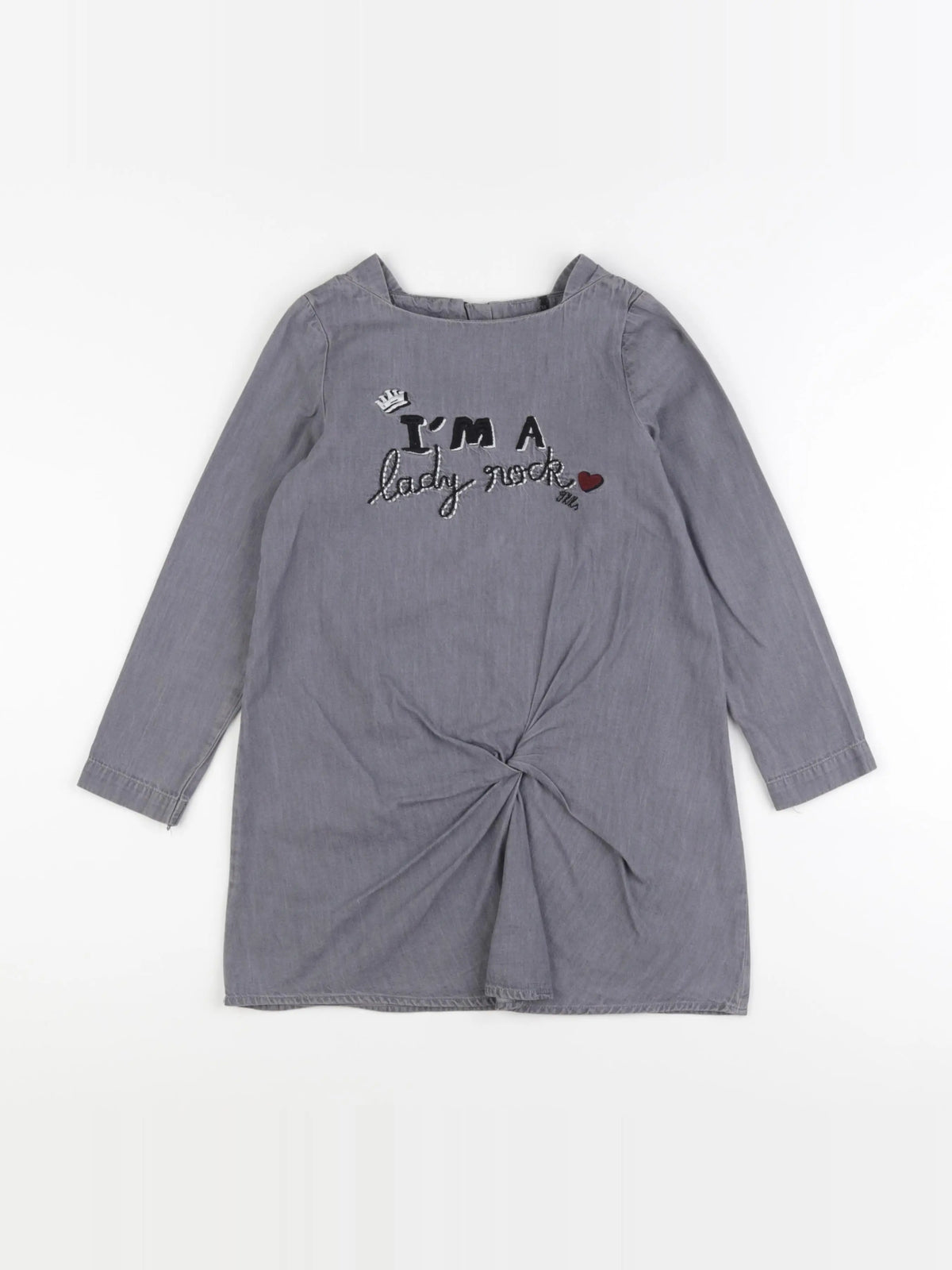 IKKS - robe gris - 6 ans
