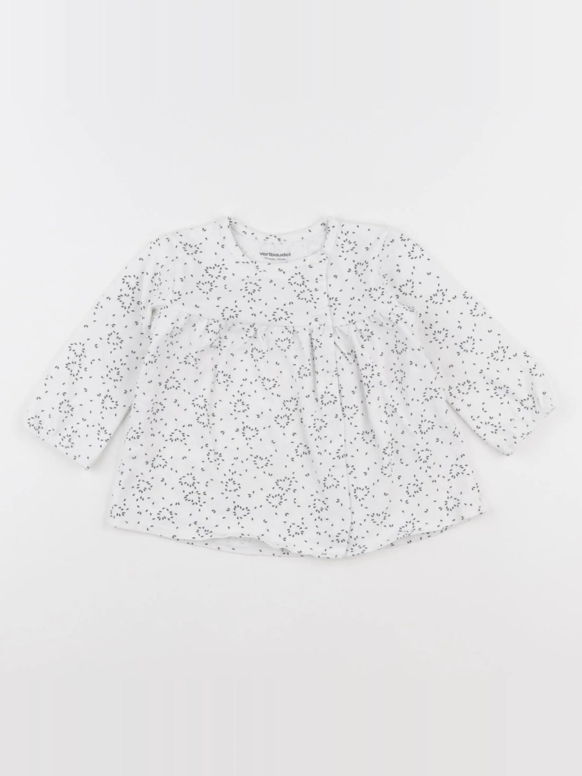 Vertbaudet - tee-shirt blanc - 12 mois