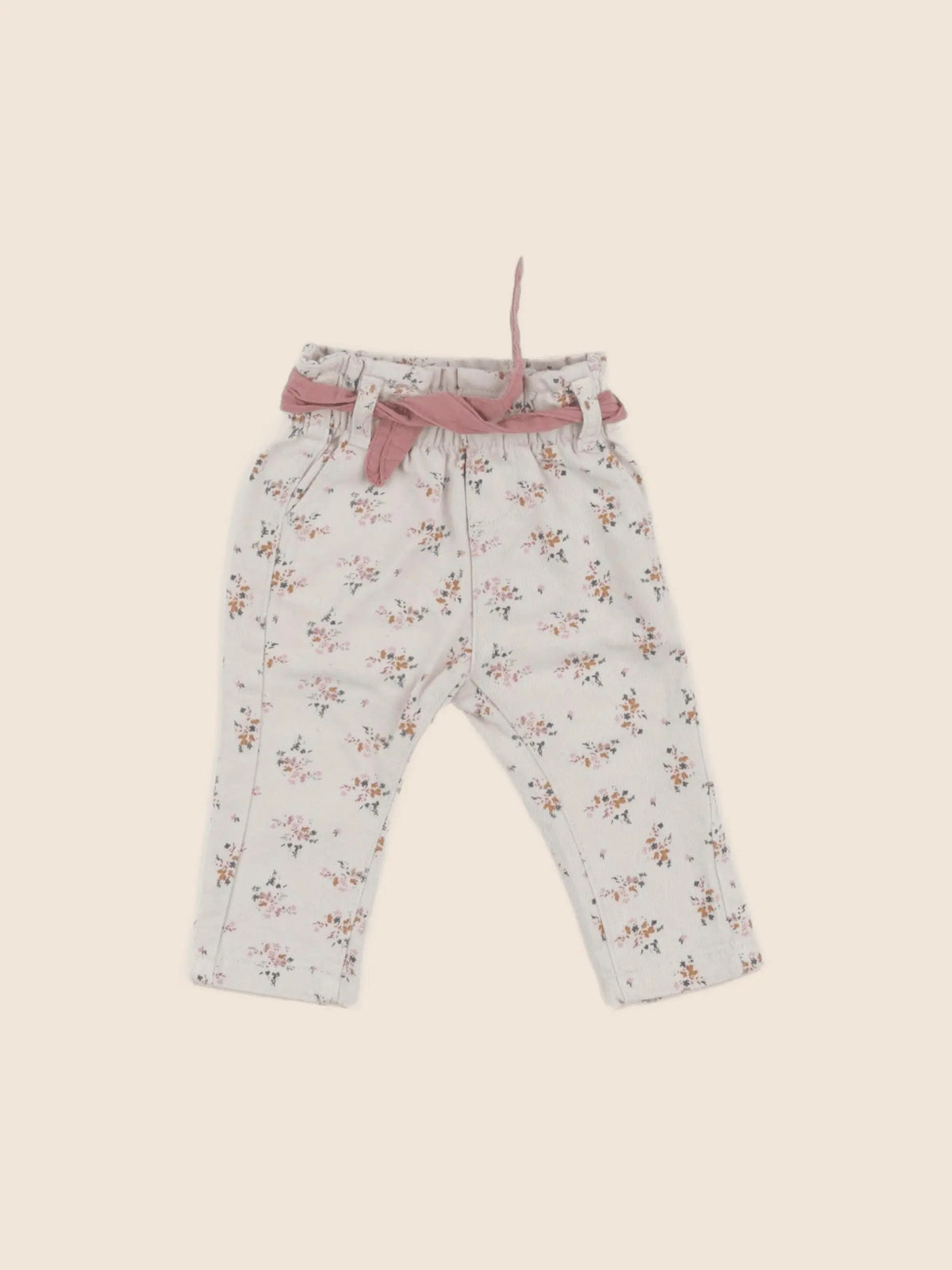 Vertbaudet - jean beige - 3 mois
