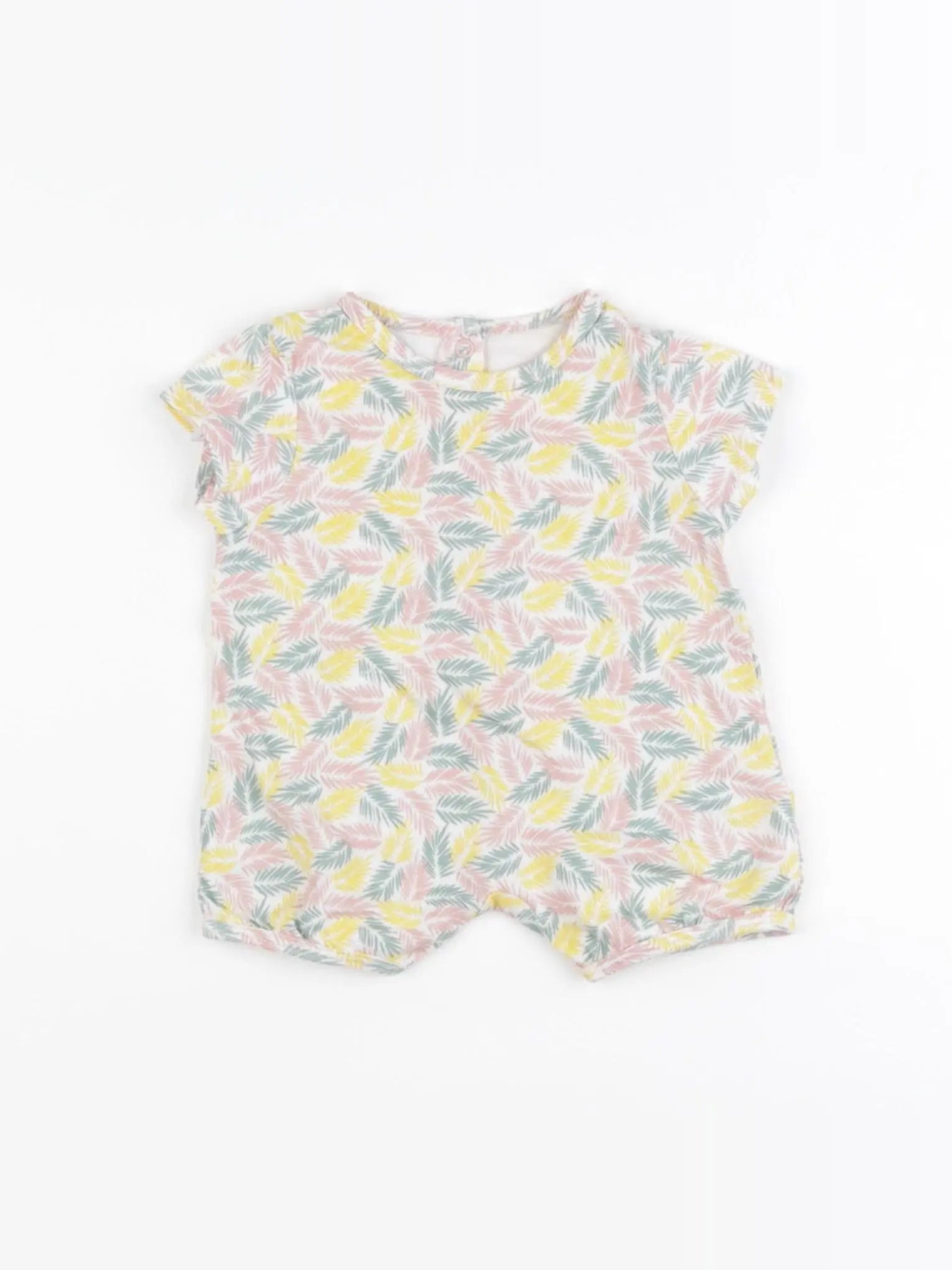 Vertbaudet - pyjama coton multicolore - 1 mois