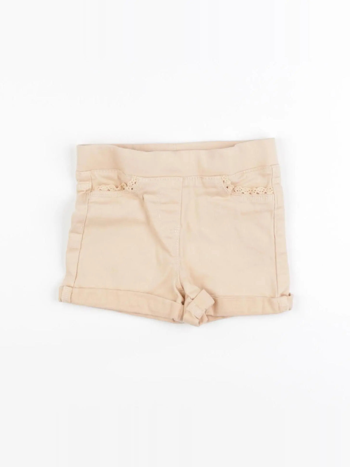 Vertbaudet - short orange - 3 mois