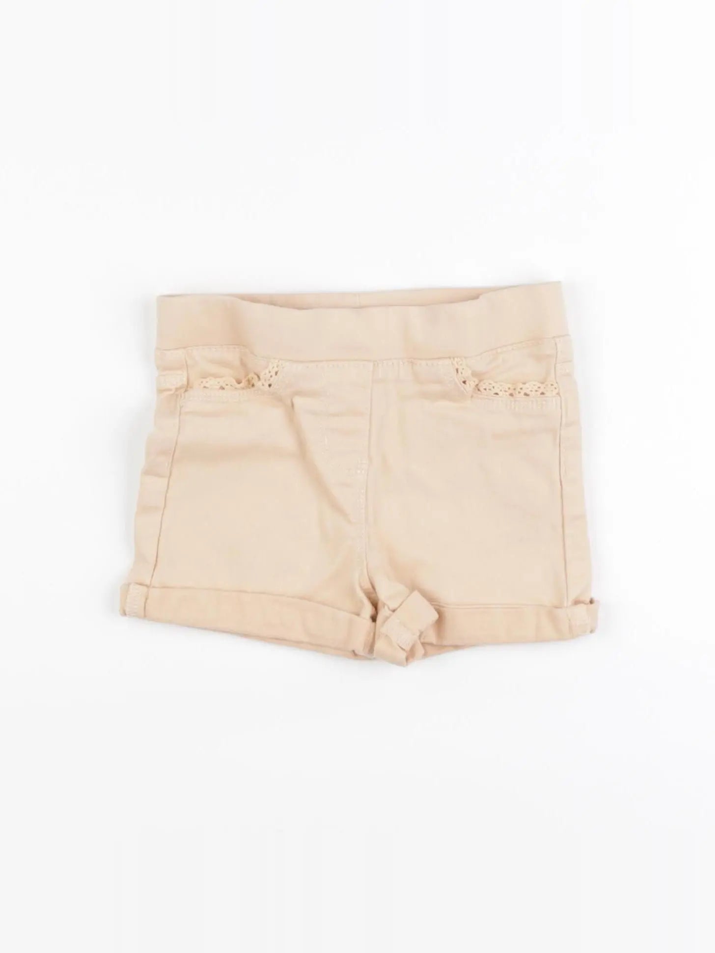 Vertbaudet - short orange - 3 mois