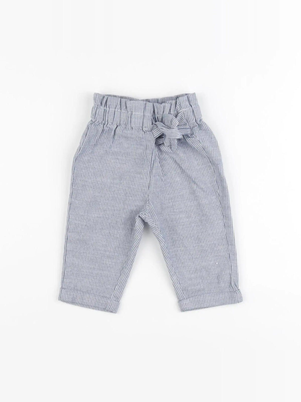Vertbaudet - pantalon bleu - 3 mois