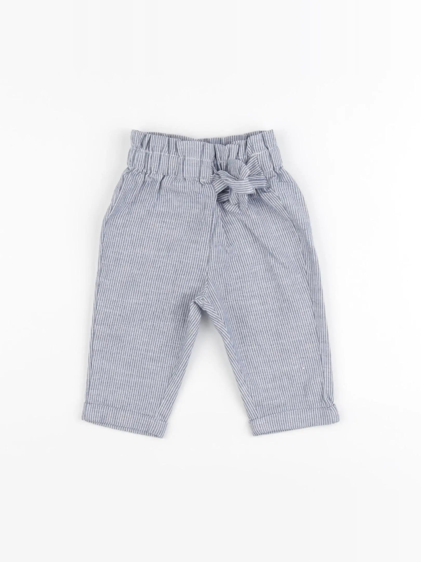Vertbaudet - pantalon bleu - 3 mois