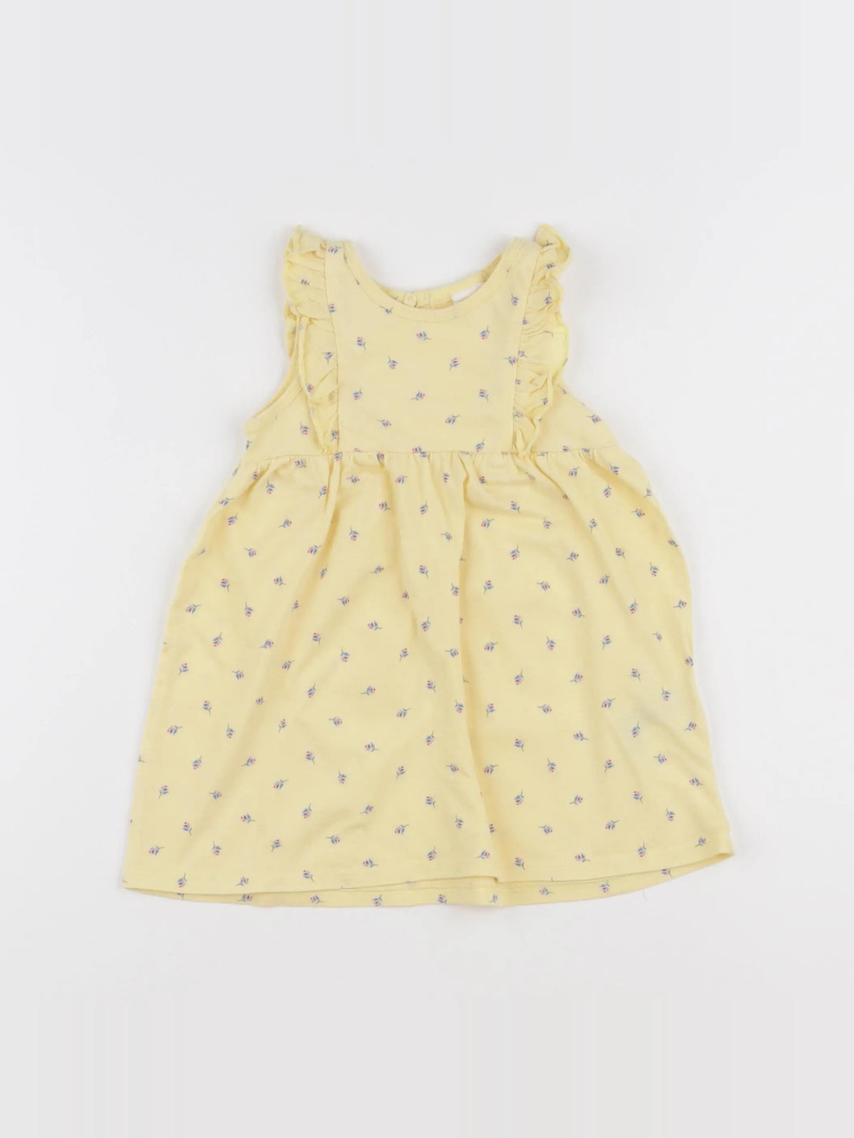 H&M - robe jaune - 12 mois