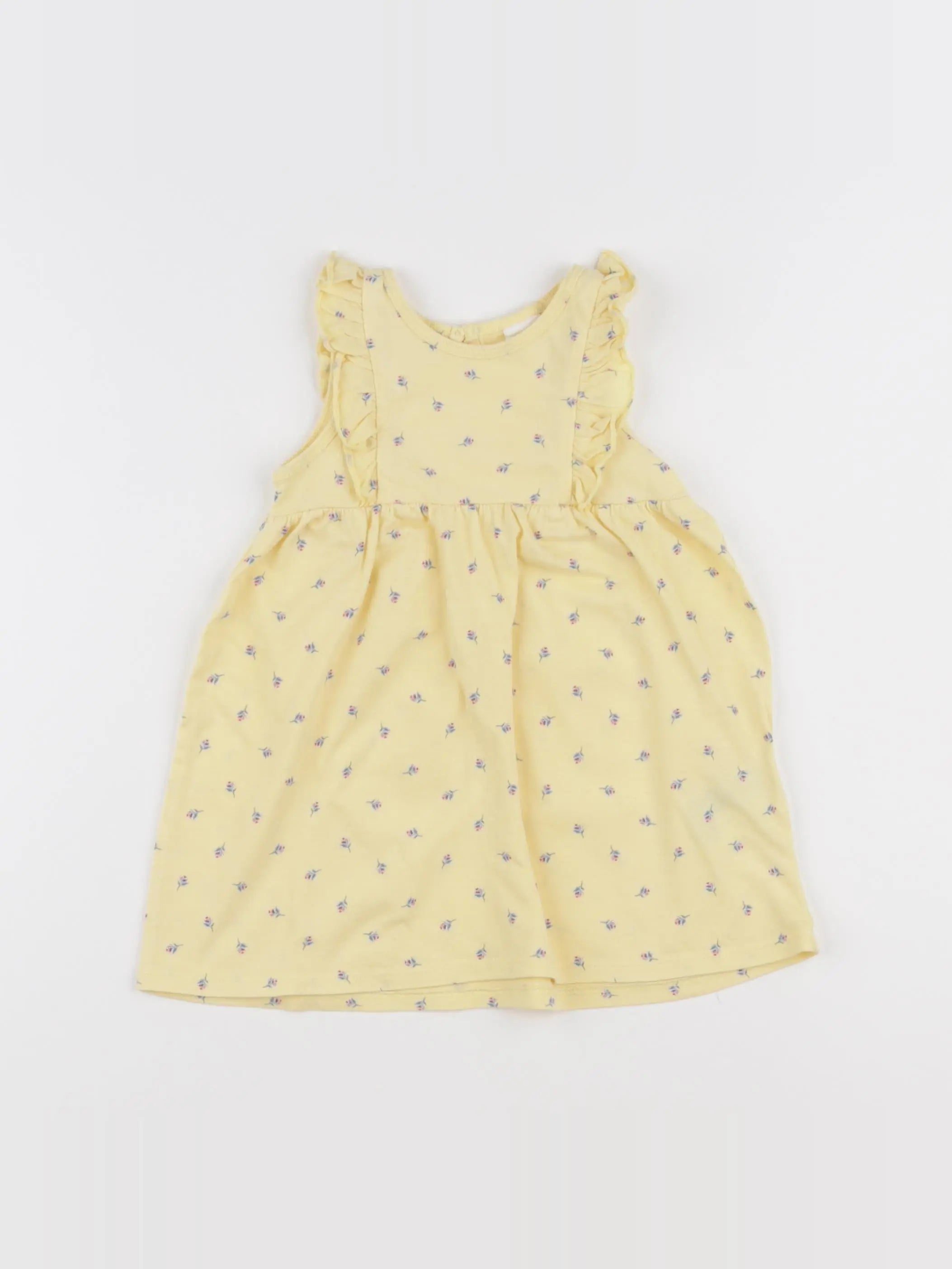 H&M - robe jaune - 12 mois