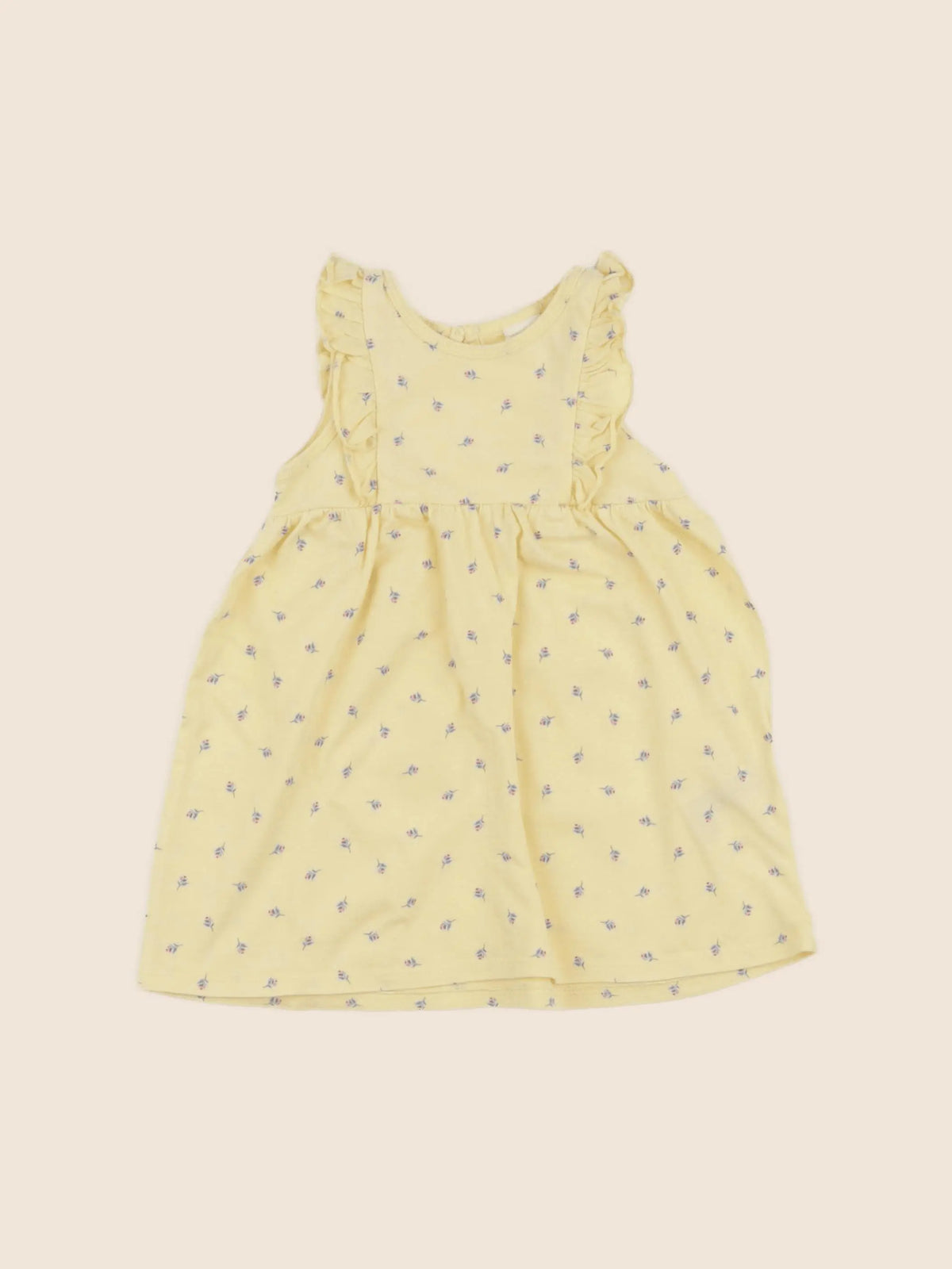 H&M - robe jaune - 12 mois