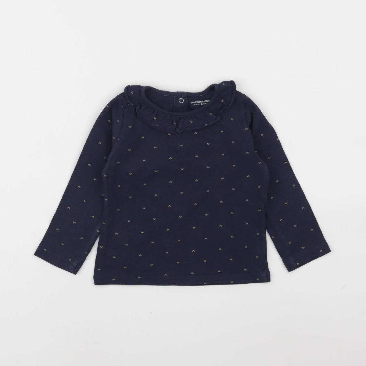 Vertbaudet - tee-shirt bleu - 2 ans