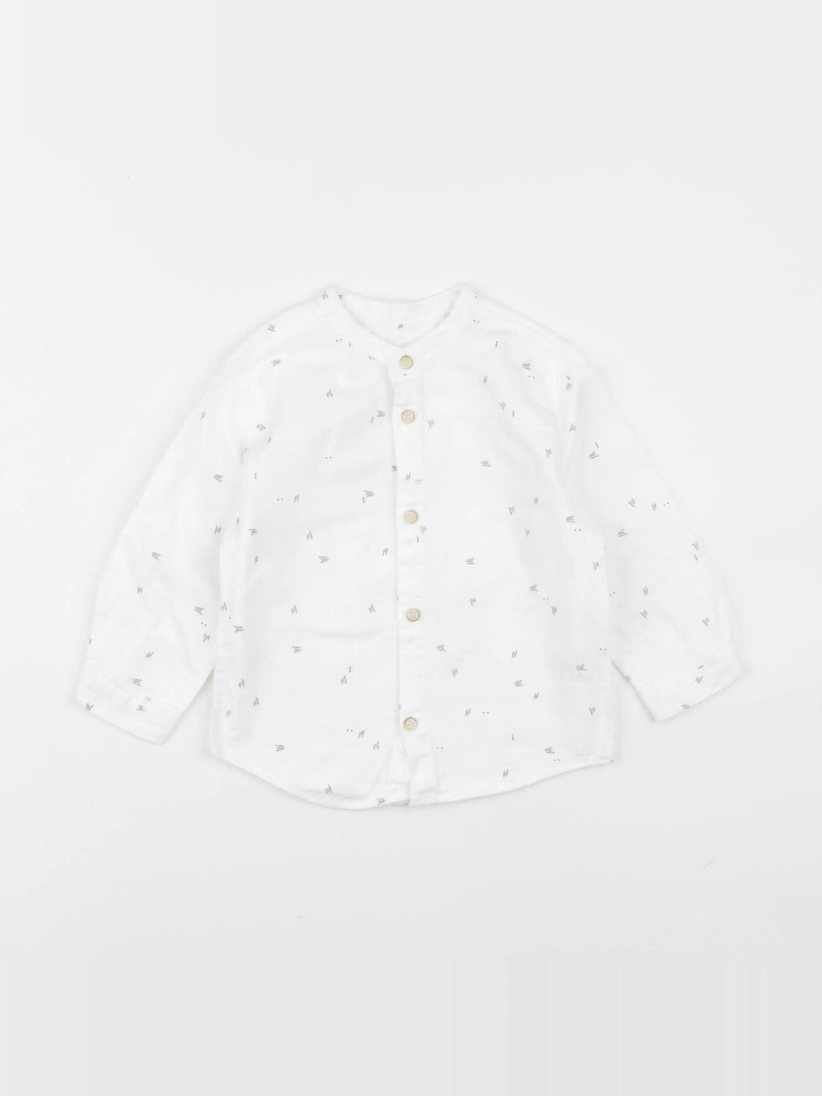 Zara - chemise blanc - 12/18 mois