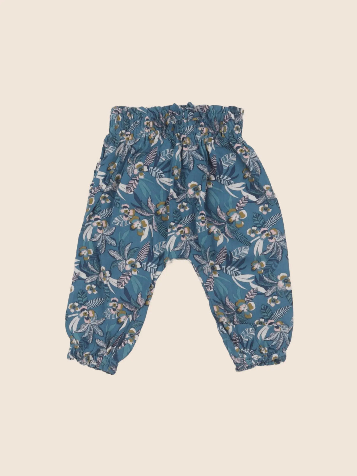 Vertbaudet - pantalon bleu - 6 mois