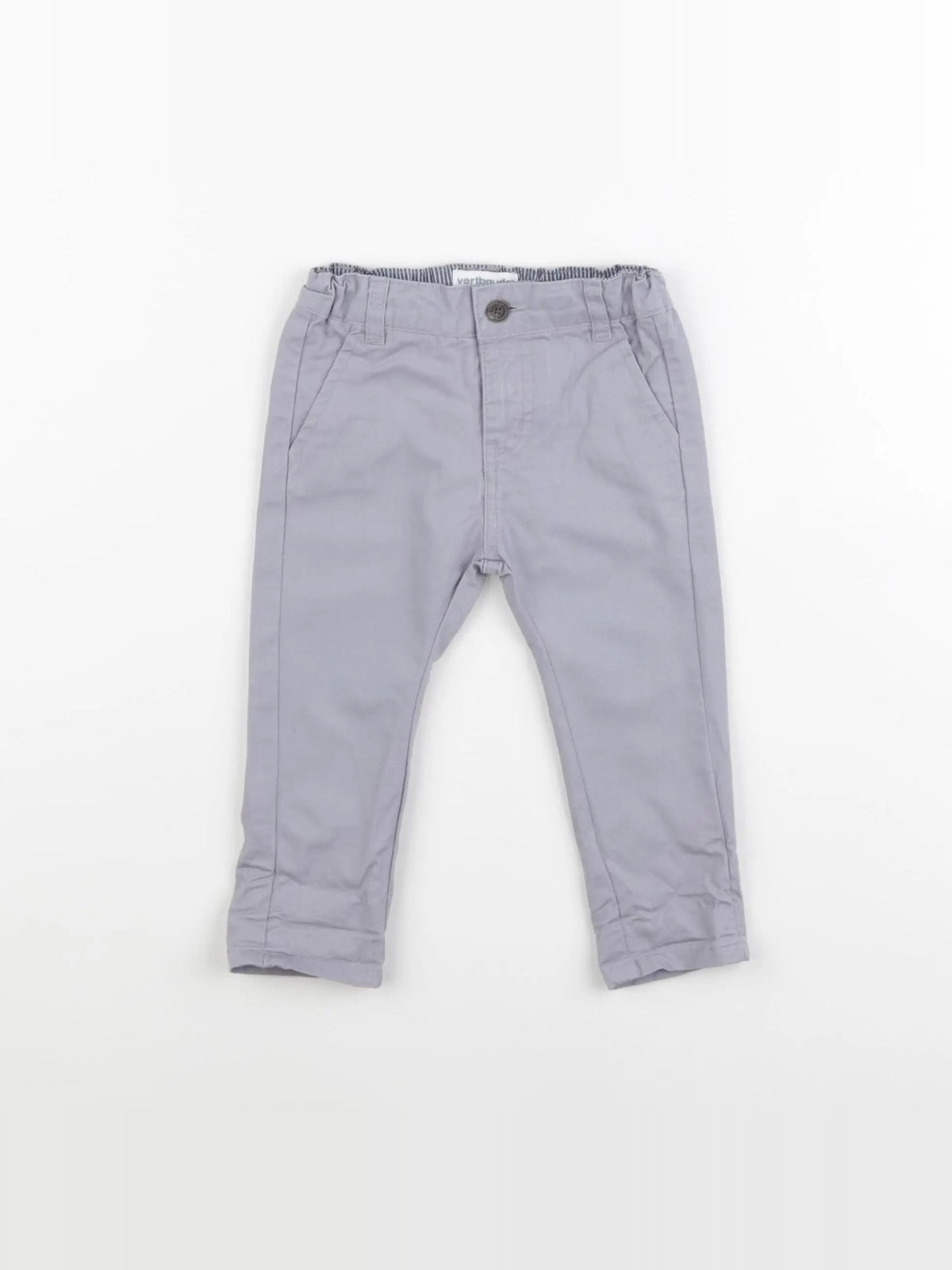 Vertbaudet - pantalon gris - 6 mois