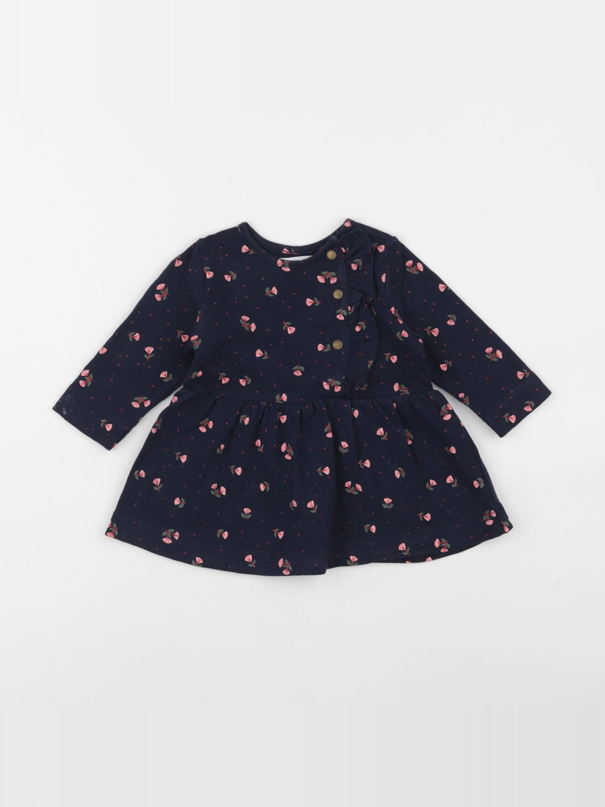 Vertbaudet - robe bleu - 6 mois