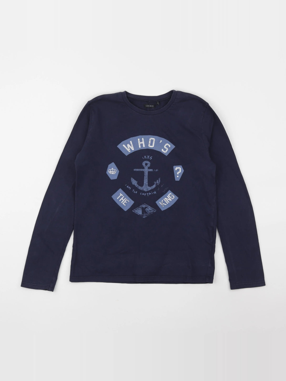 IKKS - tee-shirt bleu - 10 ans