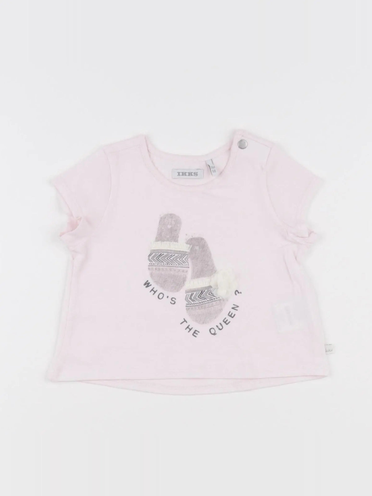 IKKS - tee-shirt rose - 6 mois