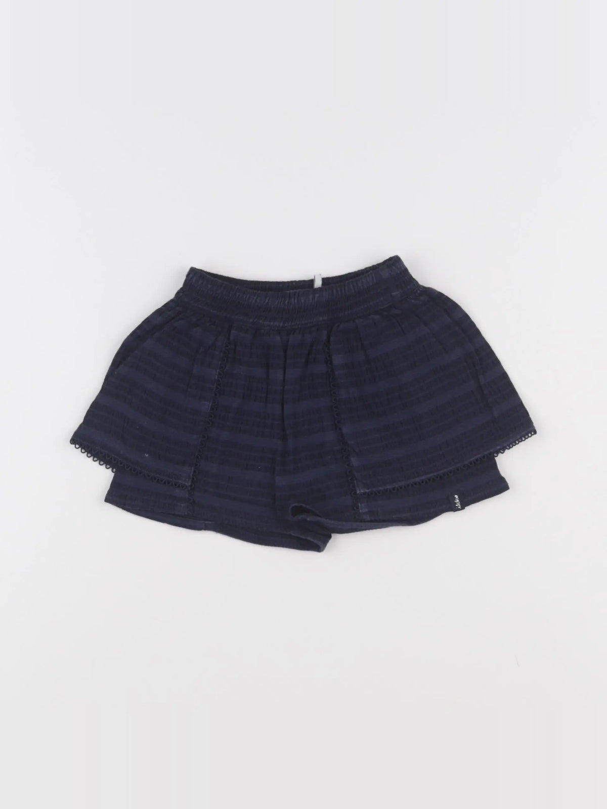 IKKS - jupe short bleu - 18 mois