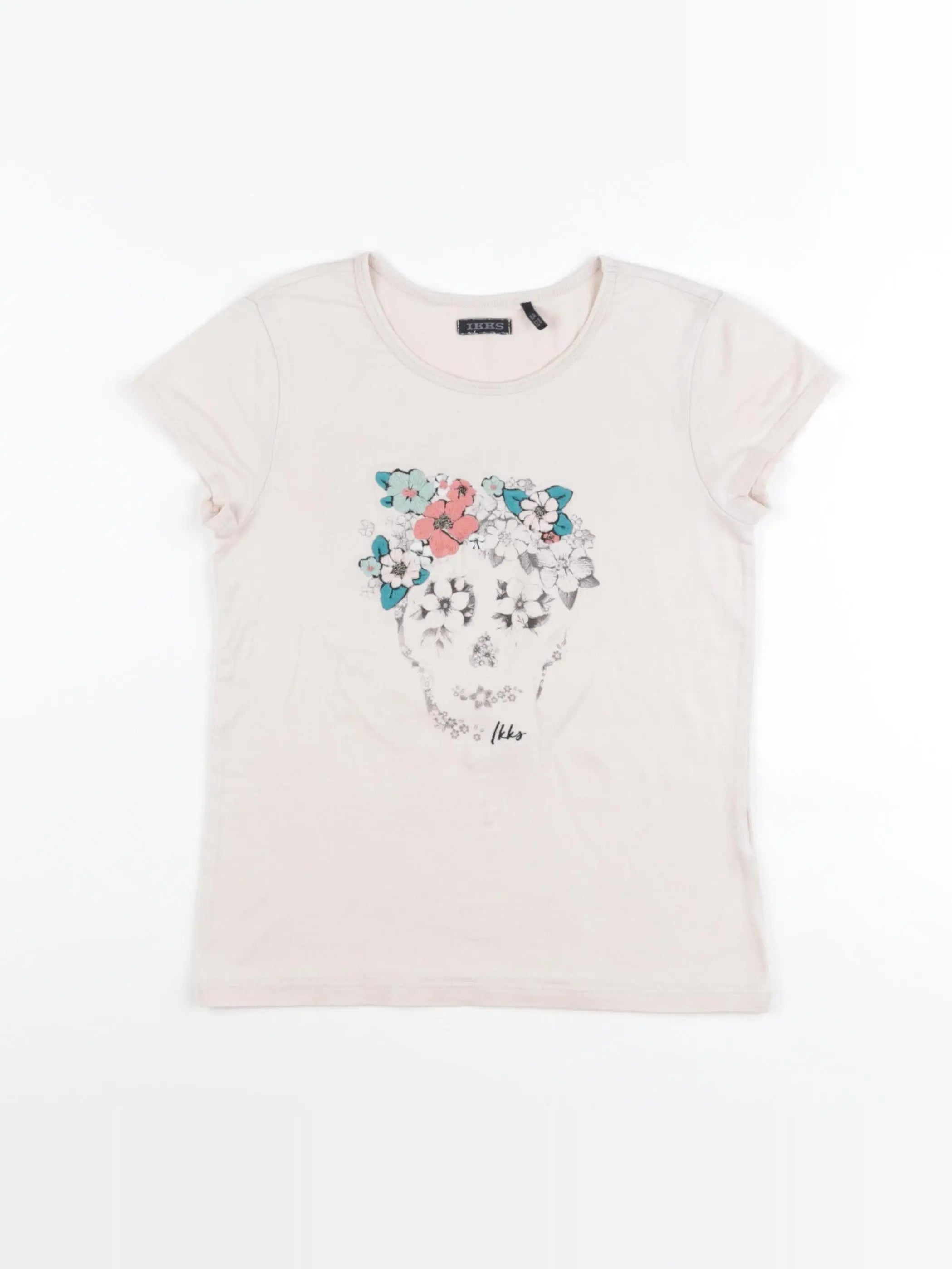 IKKS - tee-shirt rose - 8 ans