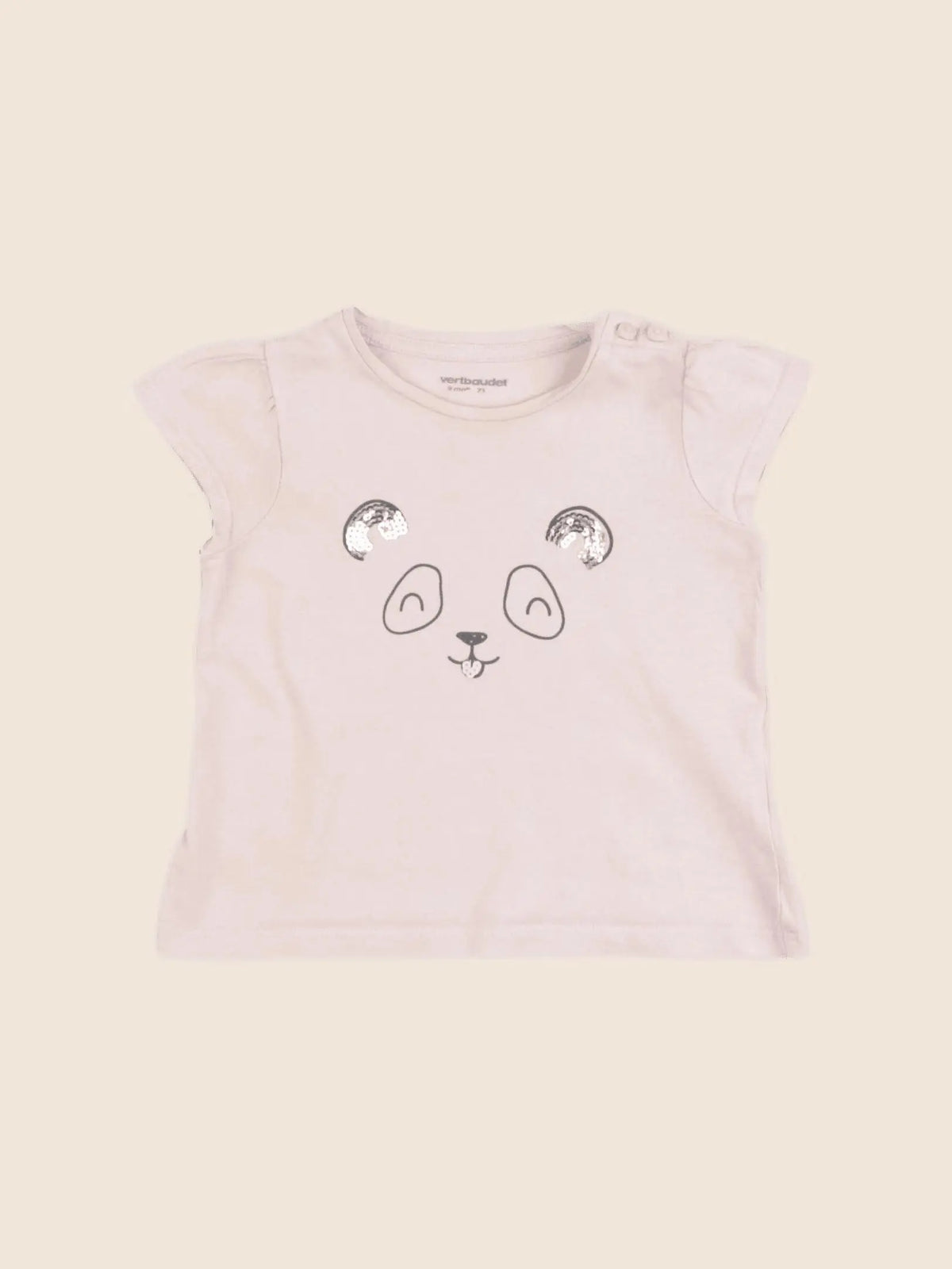 Vertbaudet - tee-shirt rose - 9 mois