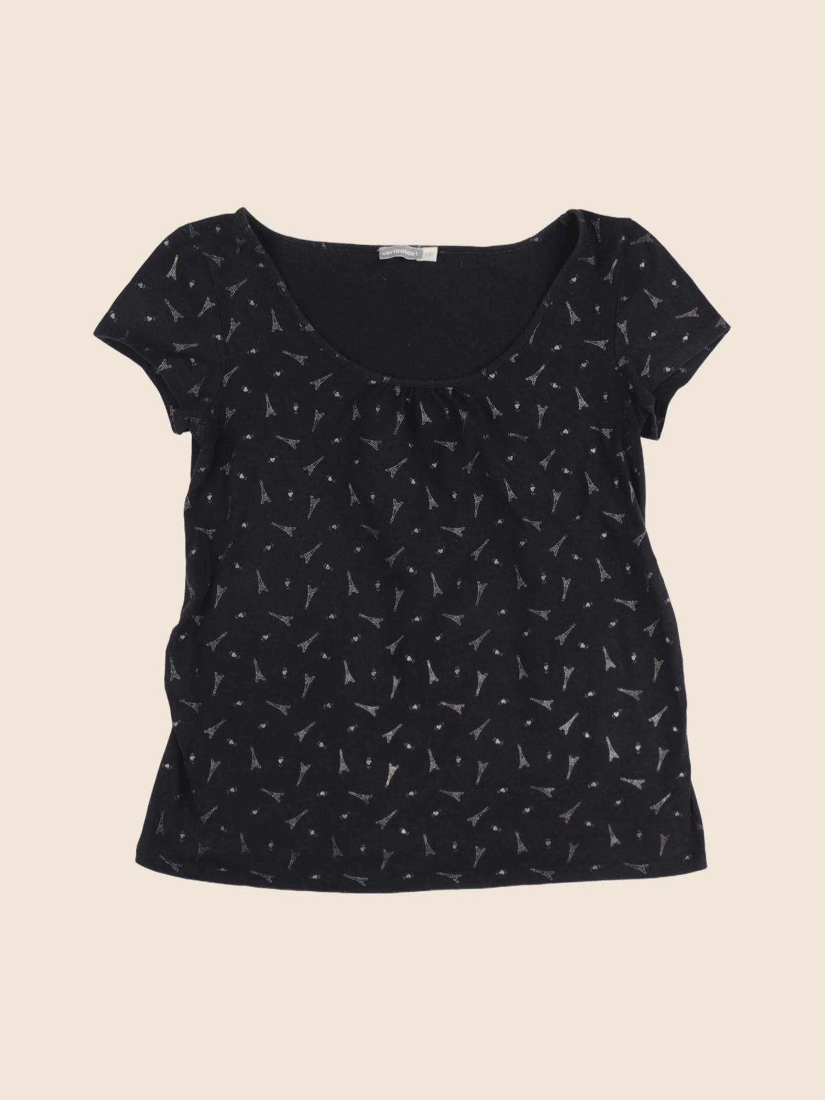 Vertbaudet - tee-shirt grossesse noir - 42 à 44