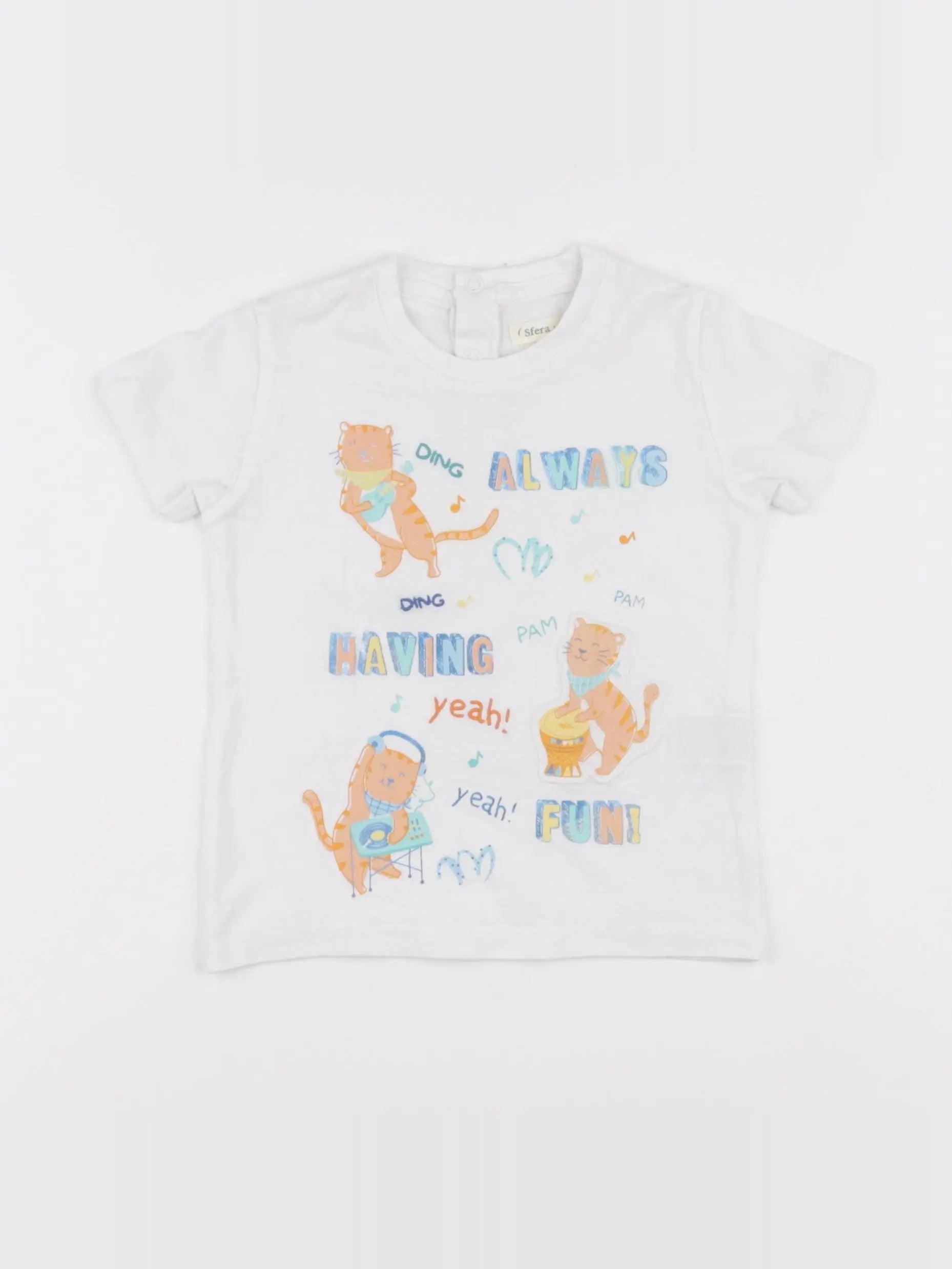 Sfera - tee-shirt multicolore - 12/18 mois