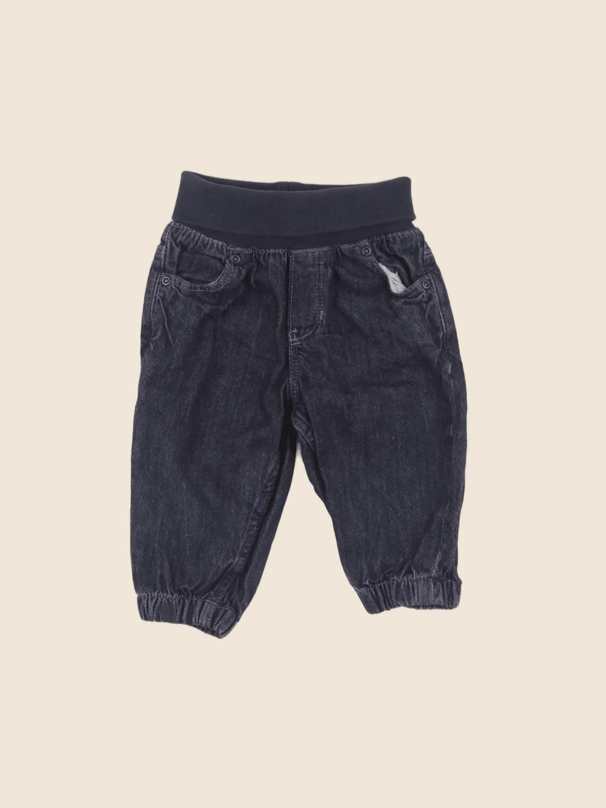 H&M - jean bleu - 3/6 mois