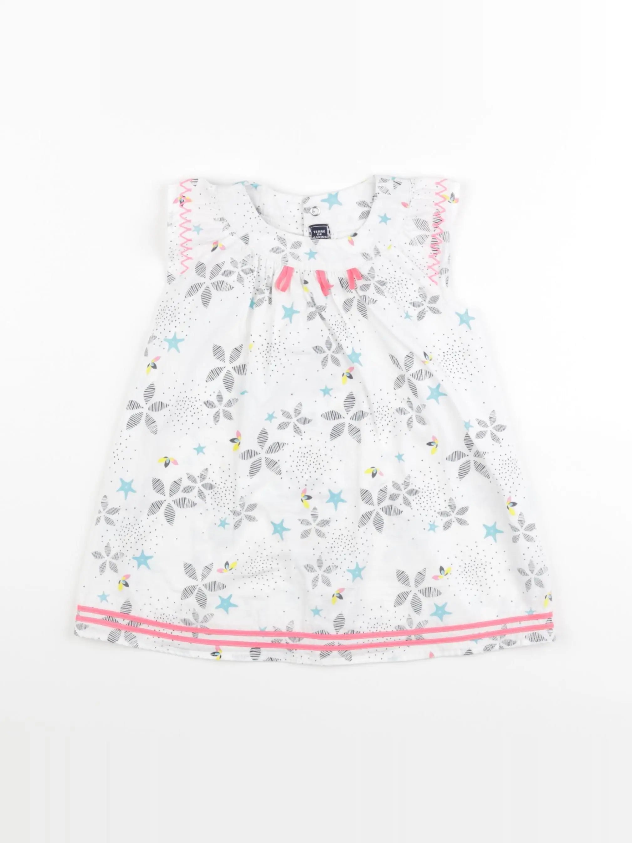 Terre de marins - robe multicolore - 18 mois