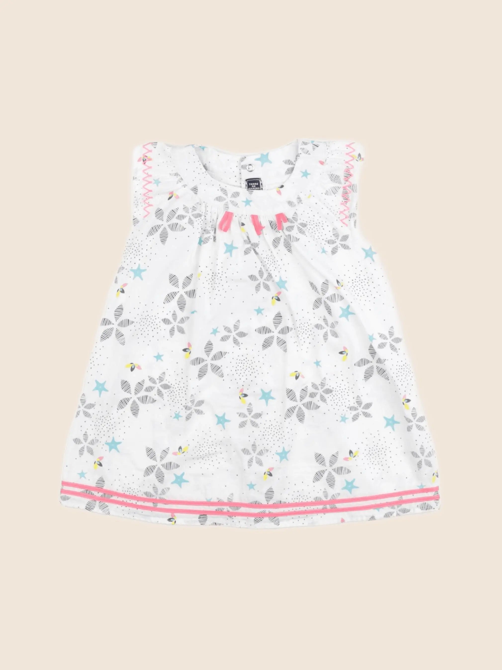 Terre de marins - robe multicolore - 18 mois
