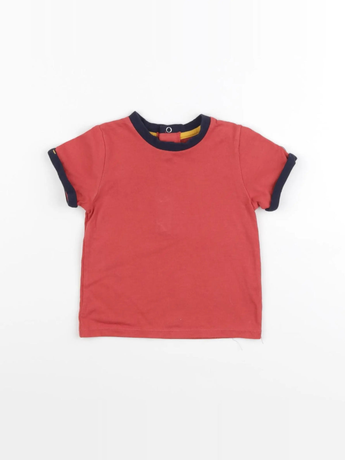 Terre de marins - tee-shirt orange - 12 mois