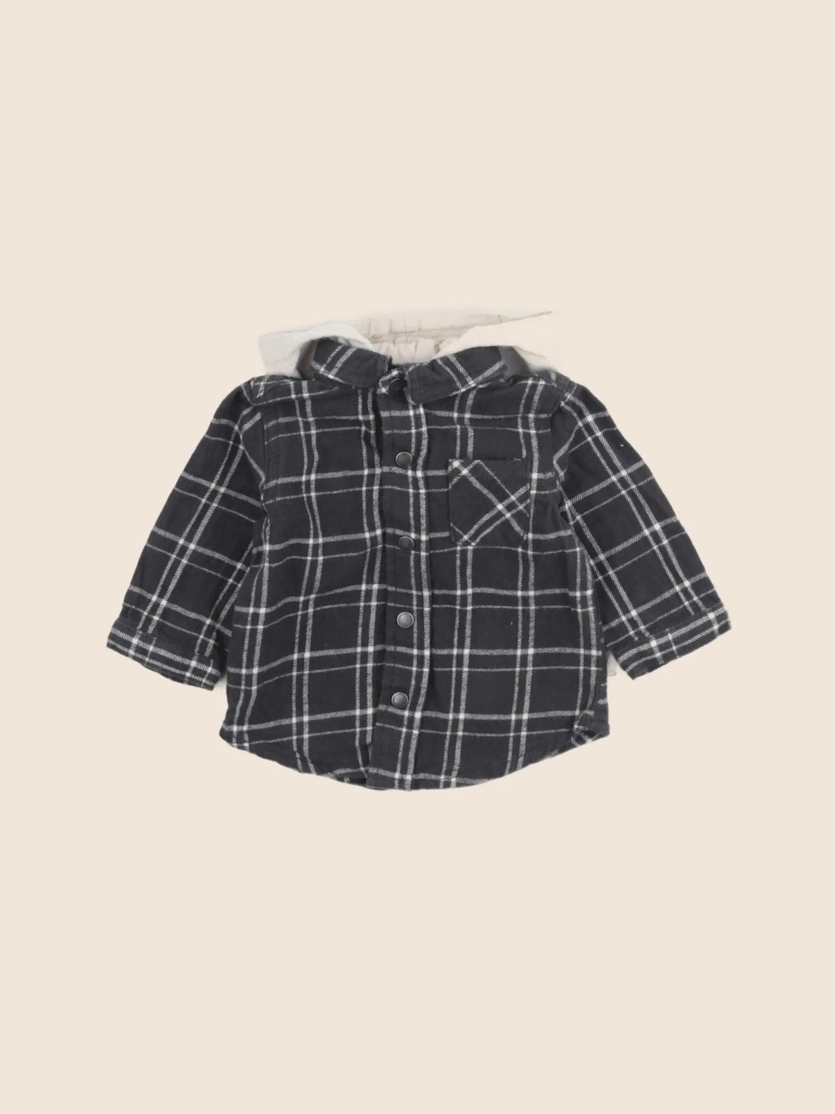 Vertbaudet - chemise gris - 3 mois