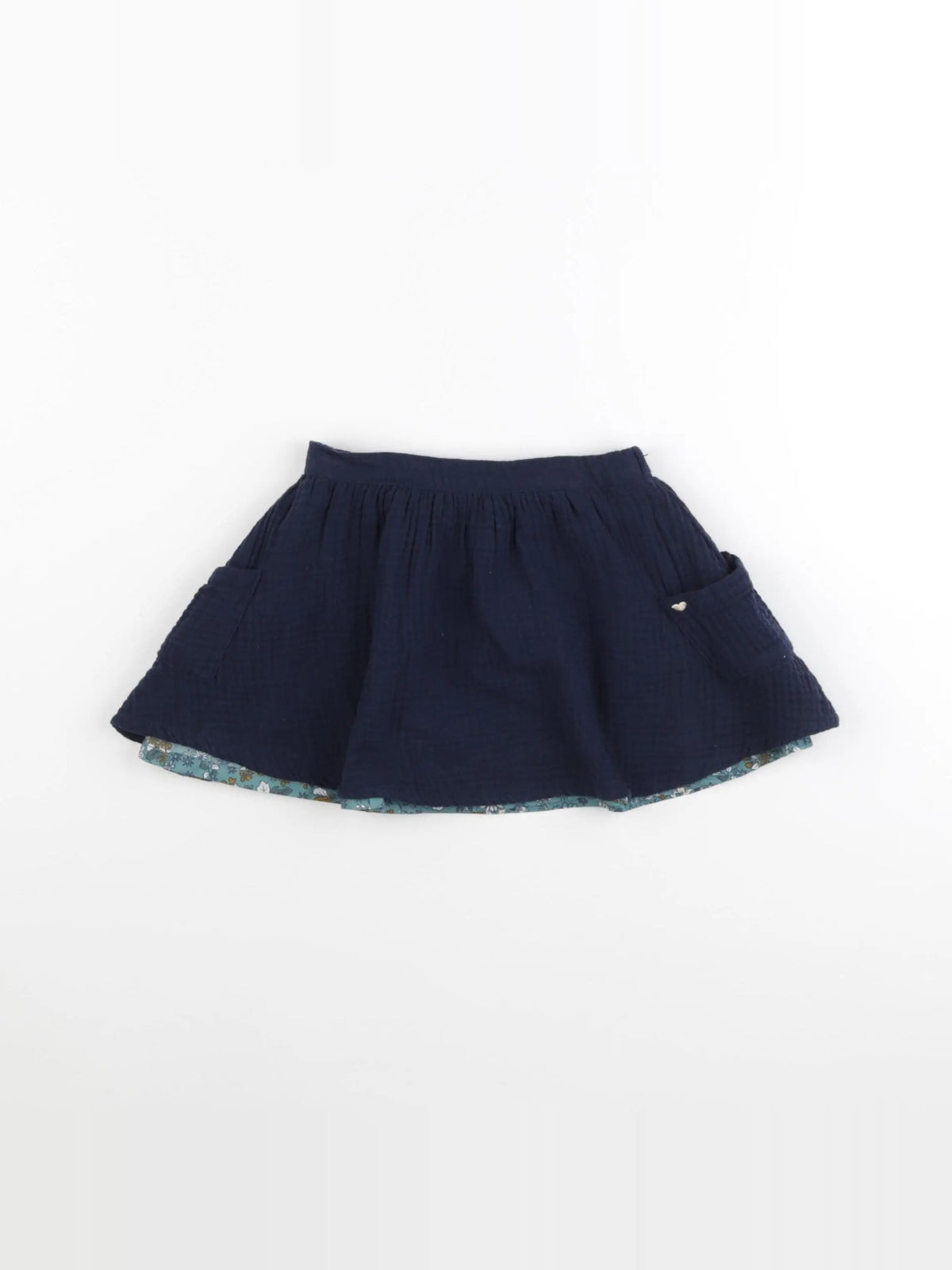 Vertbaudet - jupe bleu - 3 ans