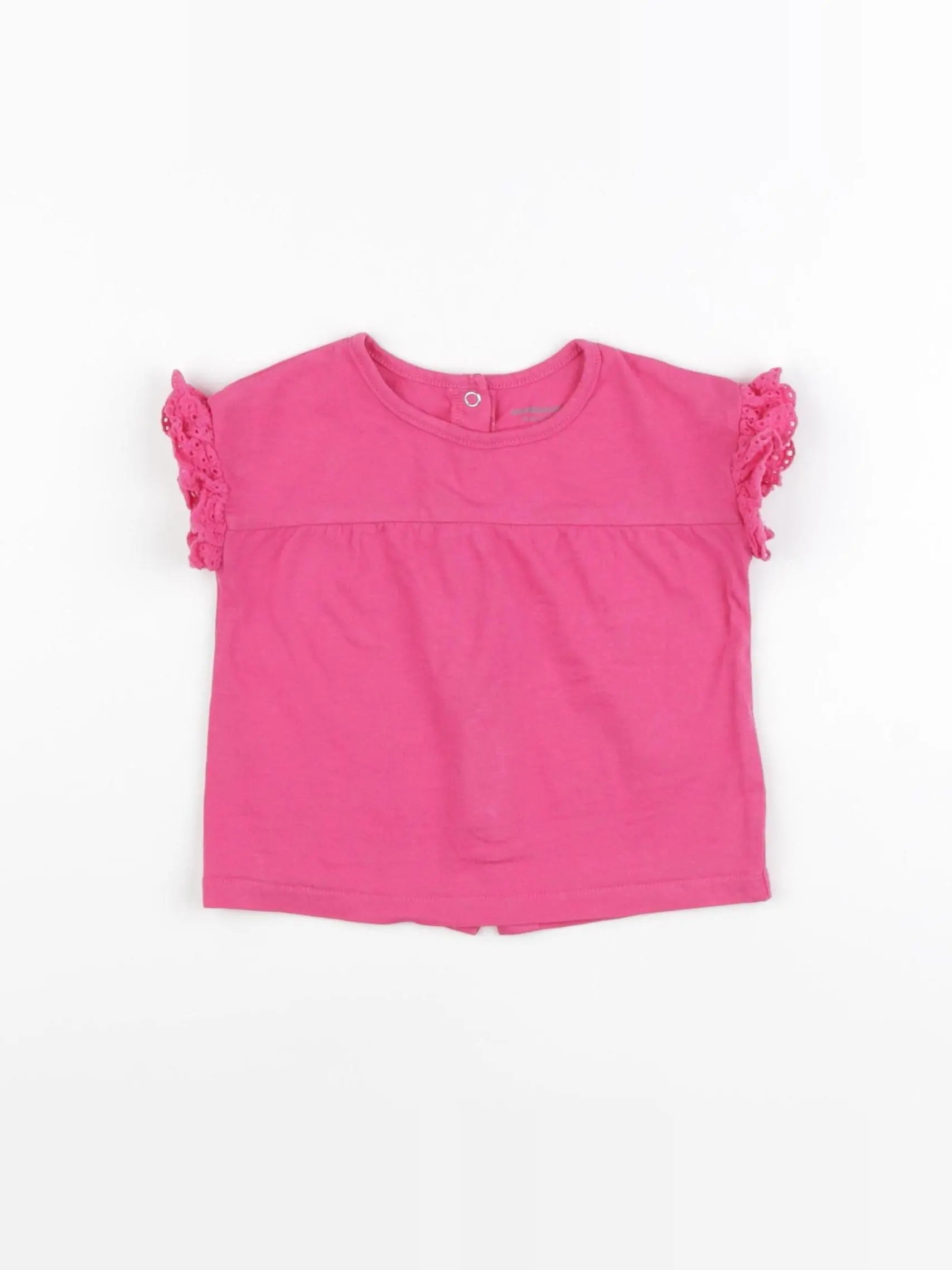 Vertbaudet - tee-shirt rose - 3 mois