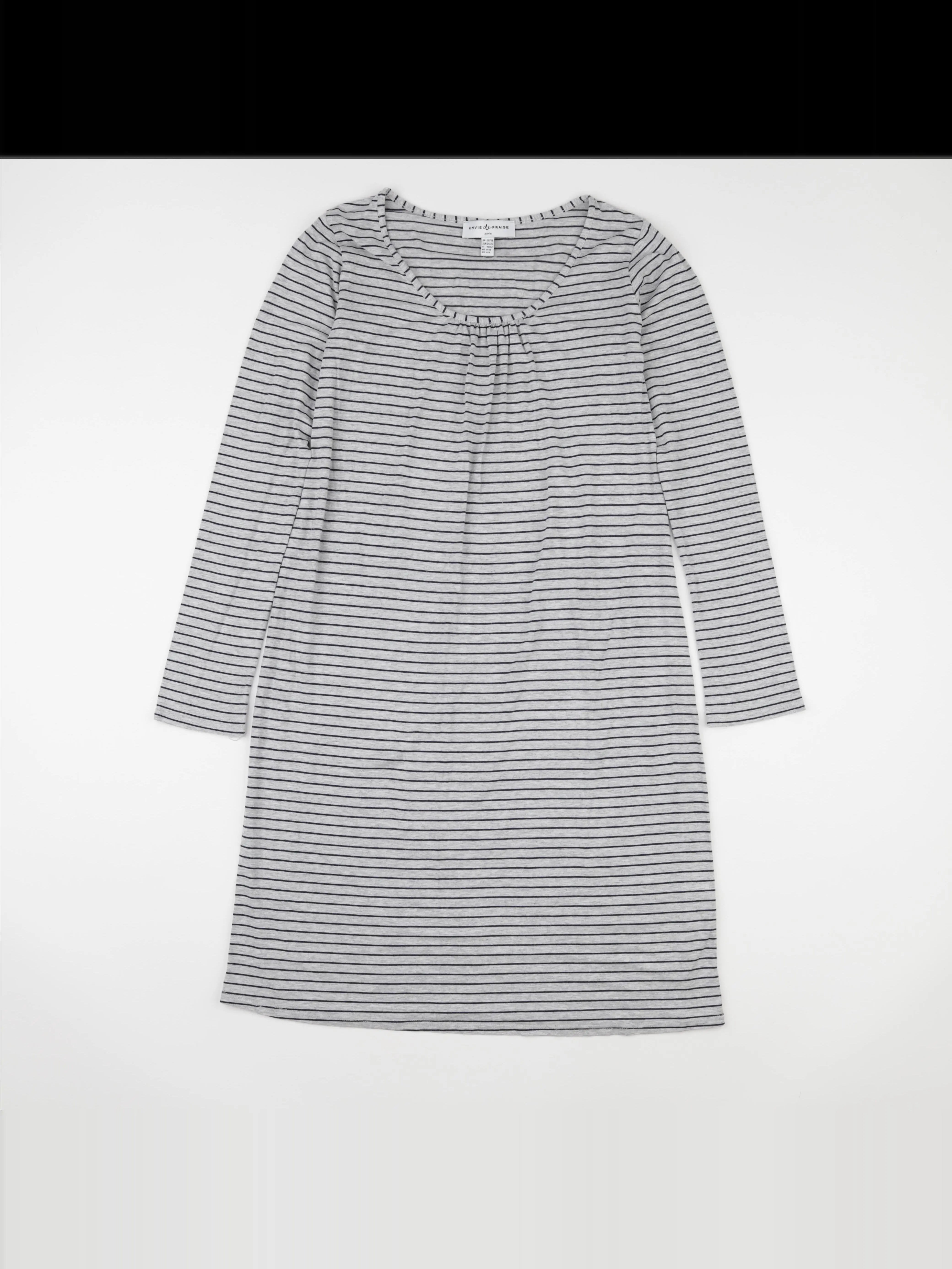 Envie de fraise - robe grossesse gris - 36 à 38
