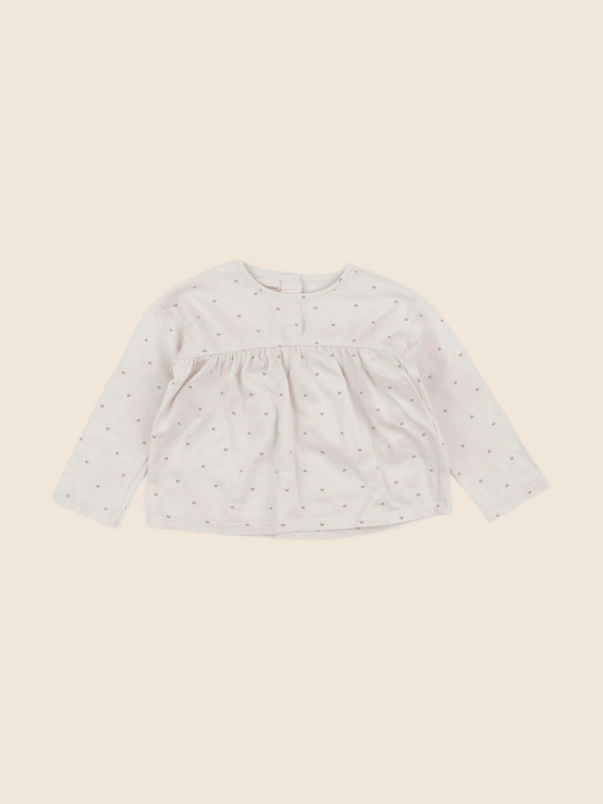 Vertbaudet - tee-shirt beige - 12 mois