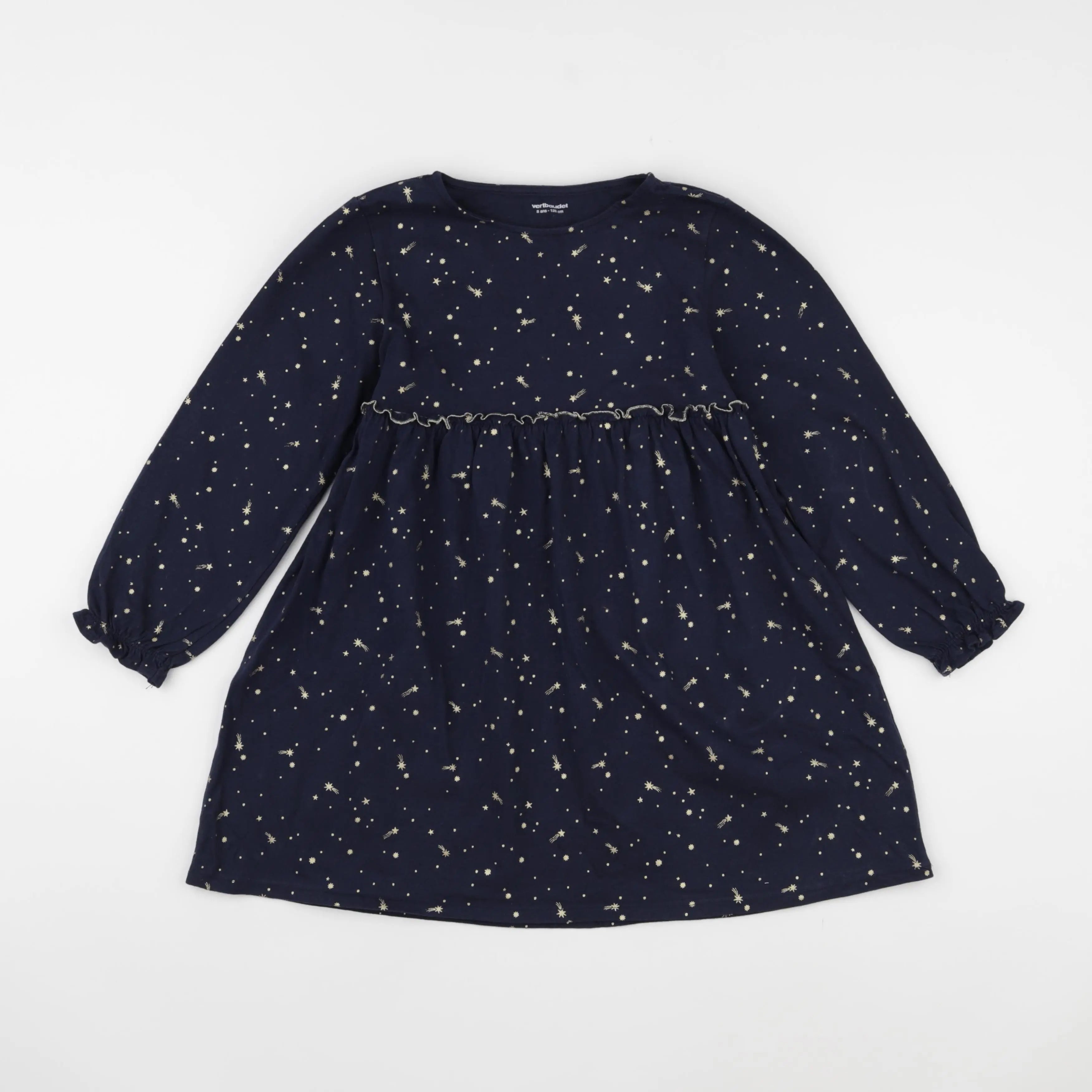 Vertbaudet - robe bleu - 8 ans