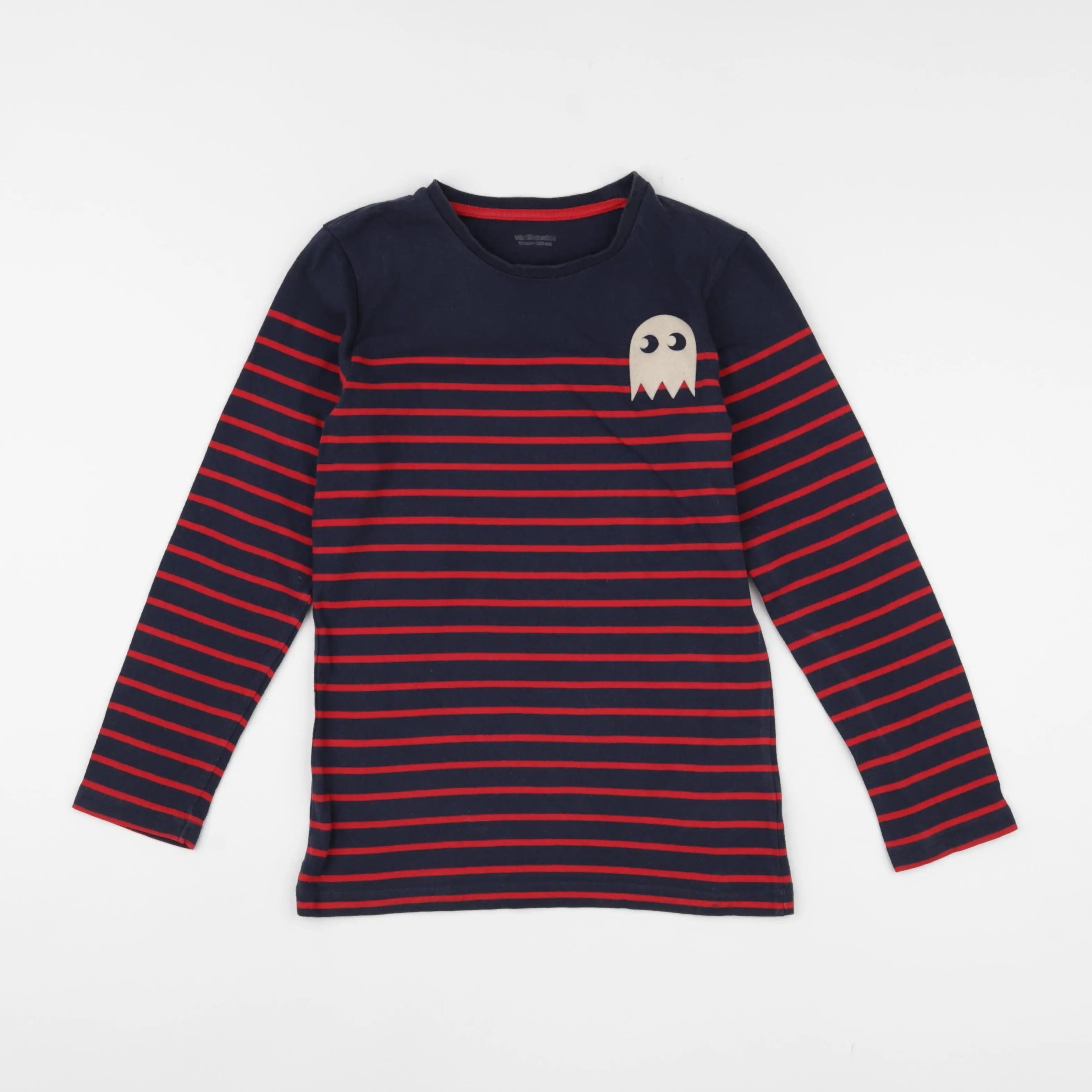 Vertbaudet - tee-shirt bleu, rouge - 10 ans