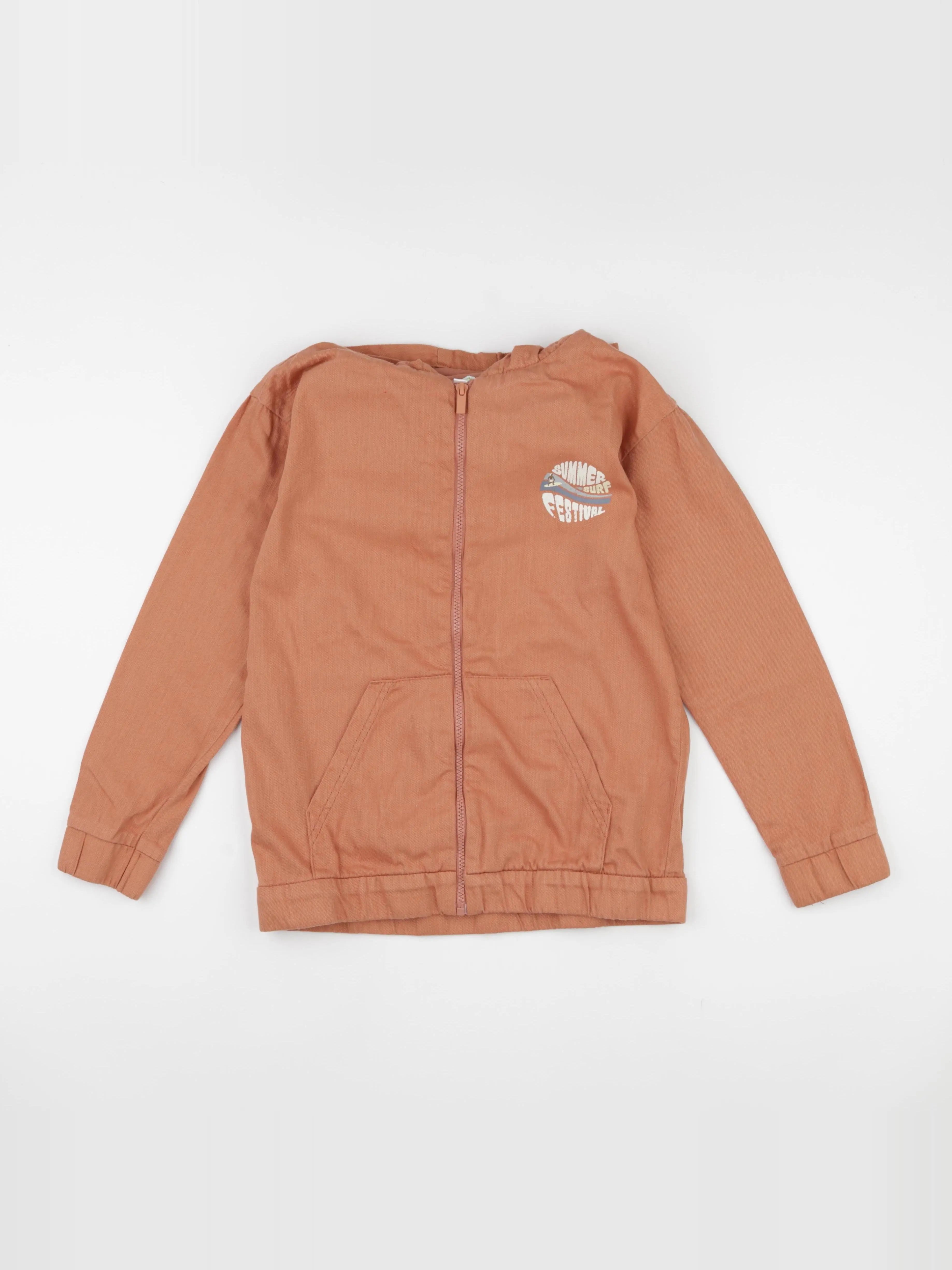 Vertbaudet - veste orange - 12 ans