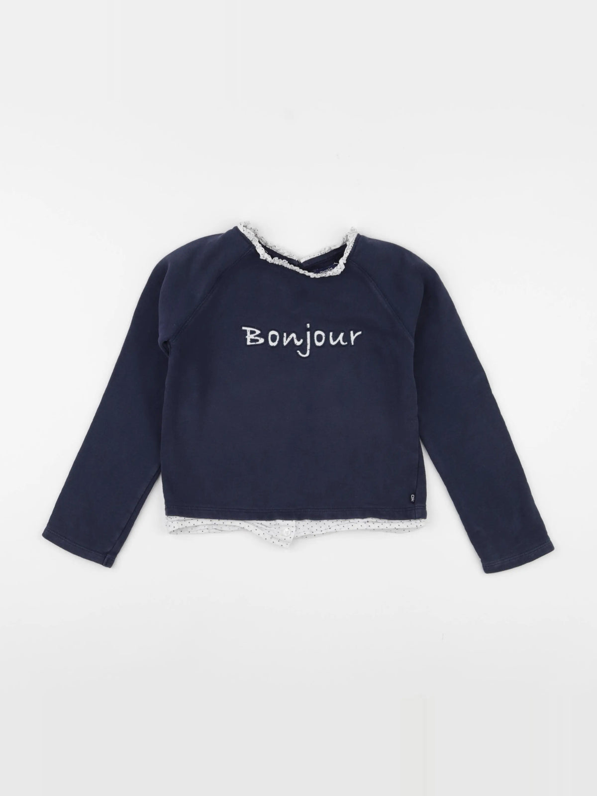 Okaidi - sweat bleu - 8 ans