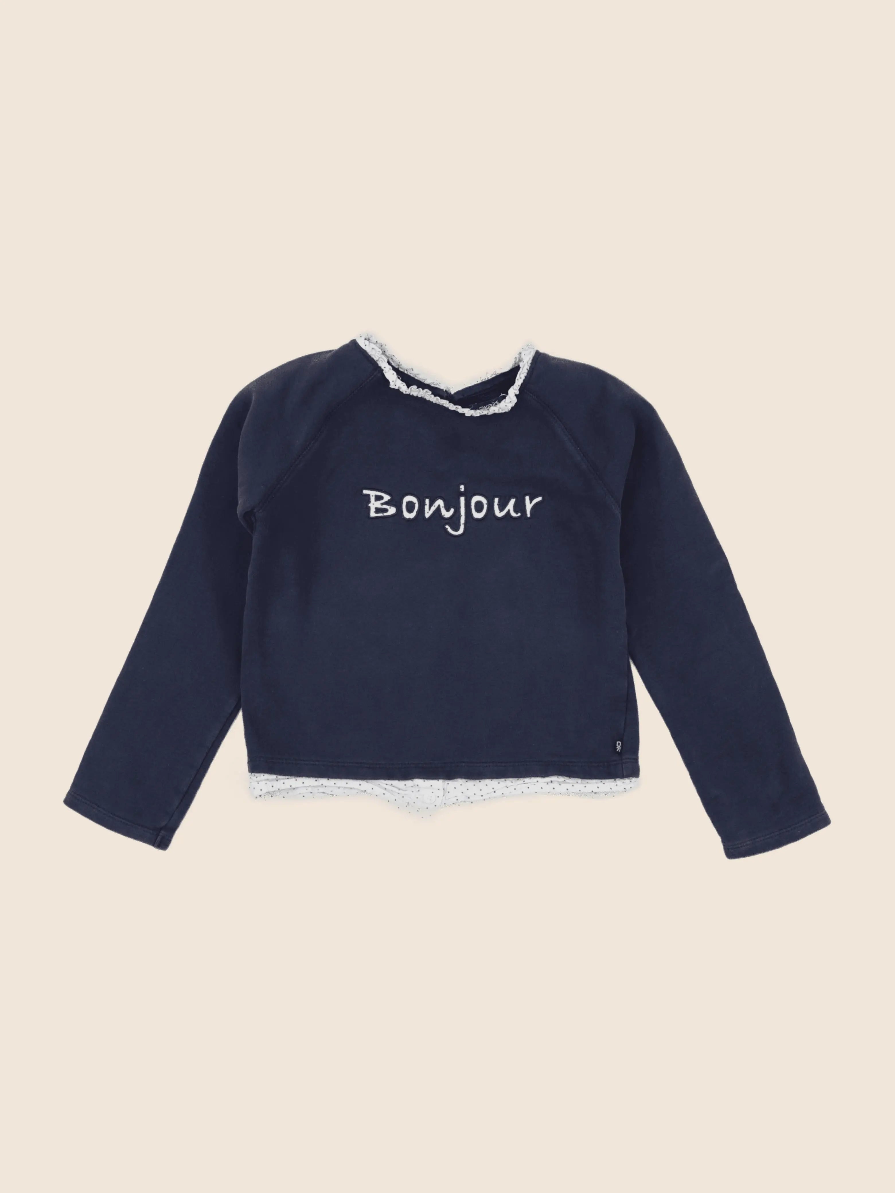 Okaidi - sweat bleu - 8 ans