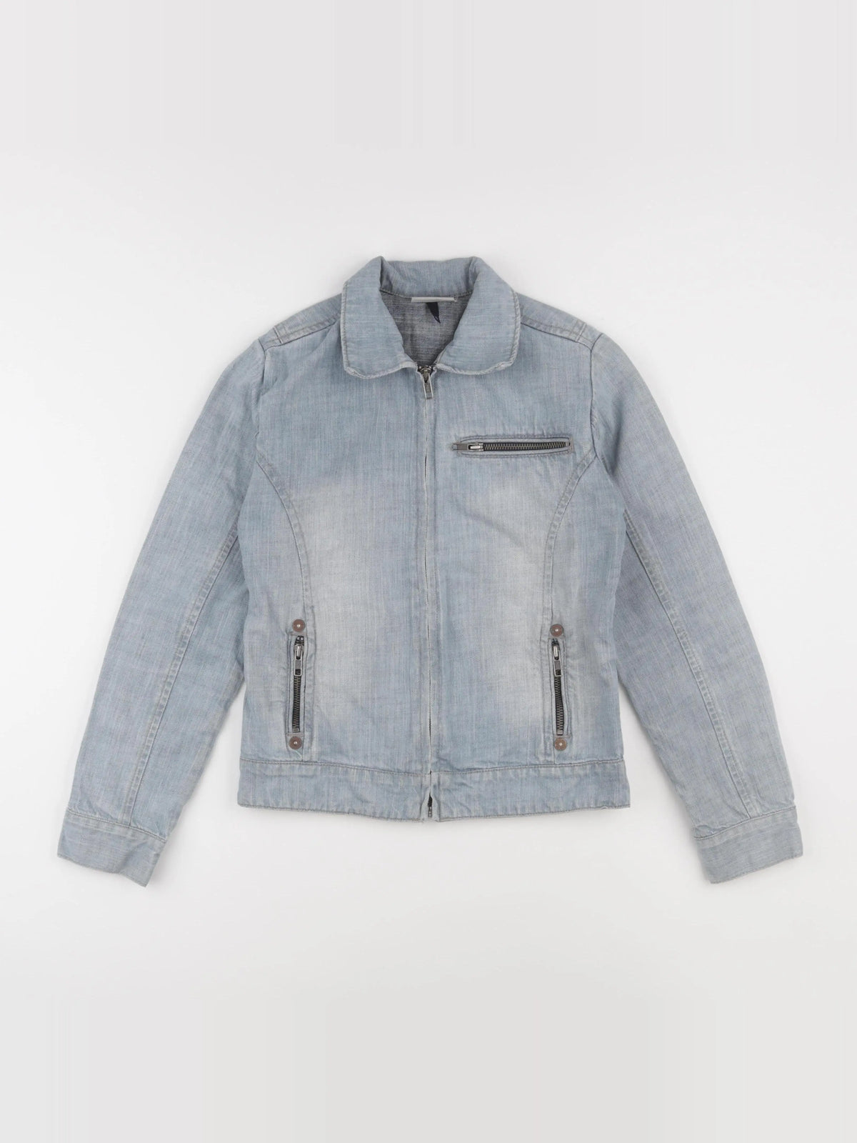 IKKS - veste imprimé au dos bleu - 12 ans