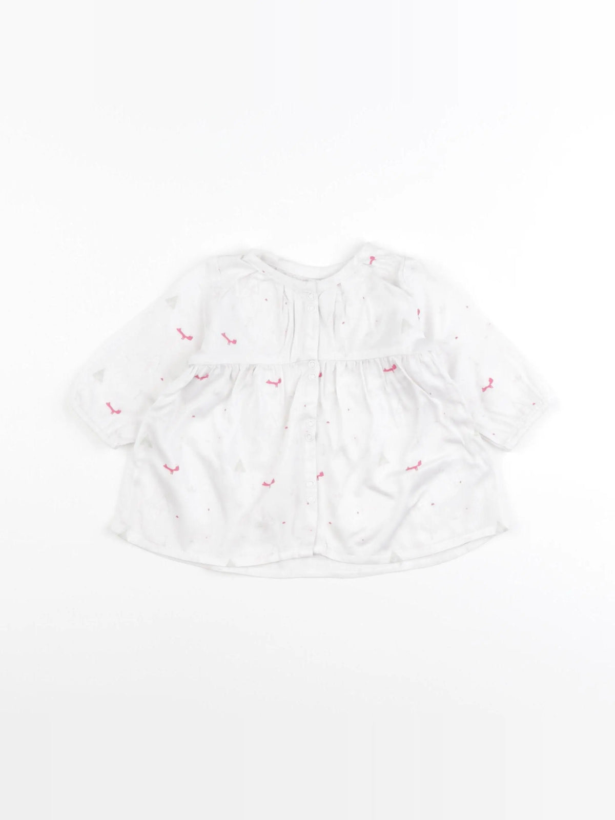 Vertbaudet - blouse blanc - 3 mois