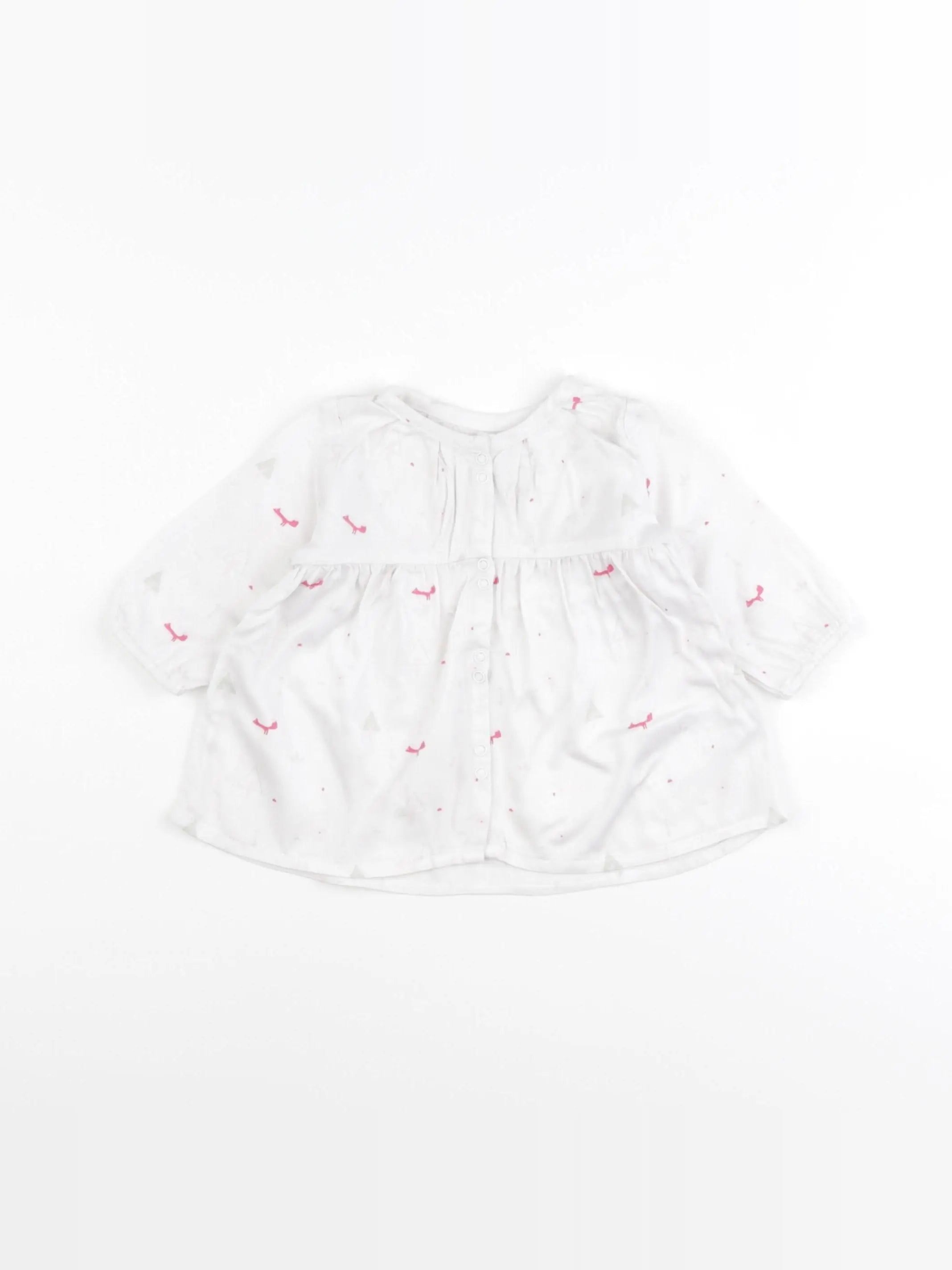 Vertbaudet - blouse blanc - 3 mois