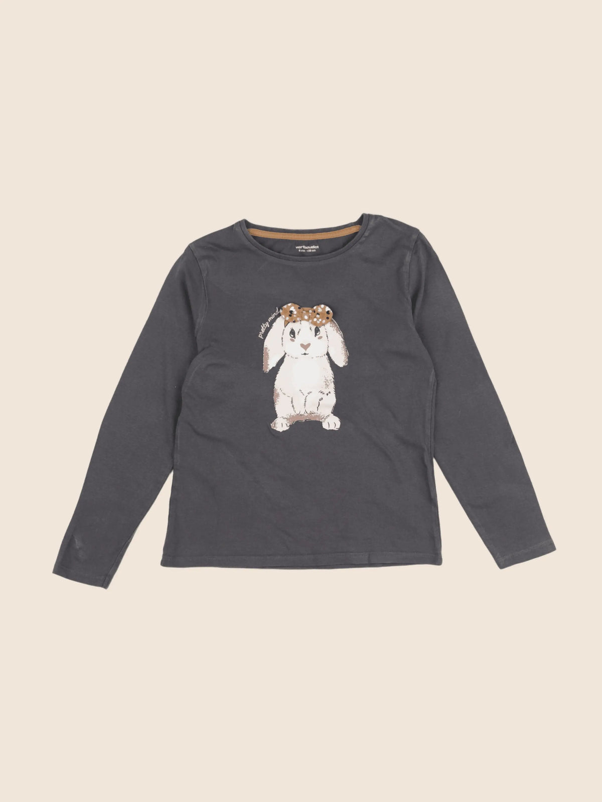 Vertbaudet - tee-shirt gris - 8 ans